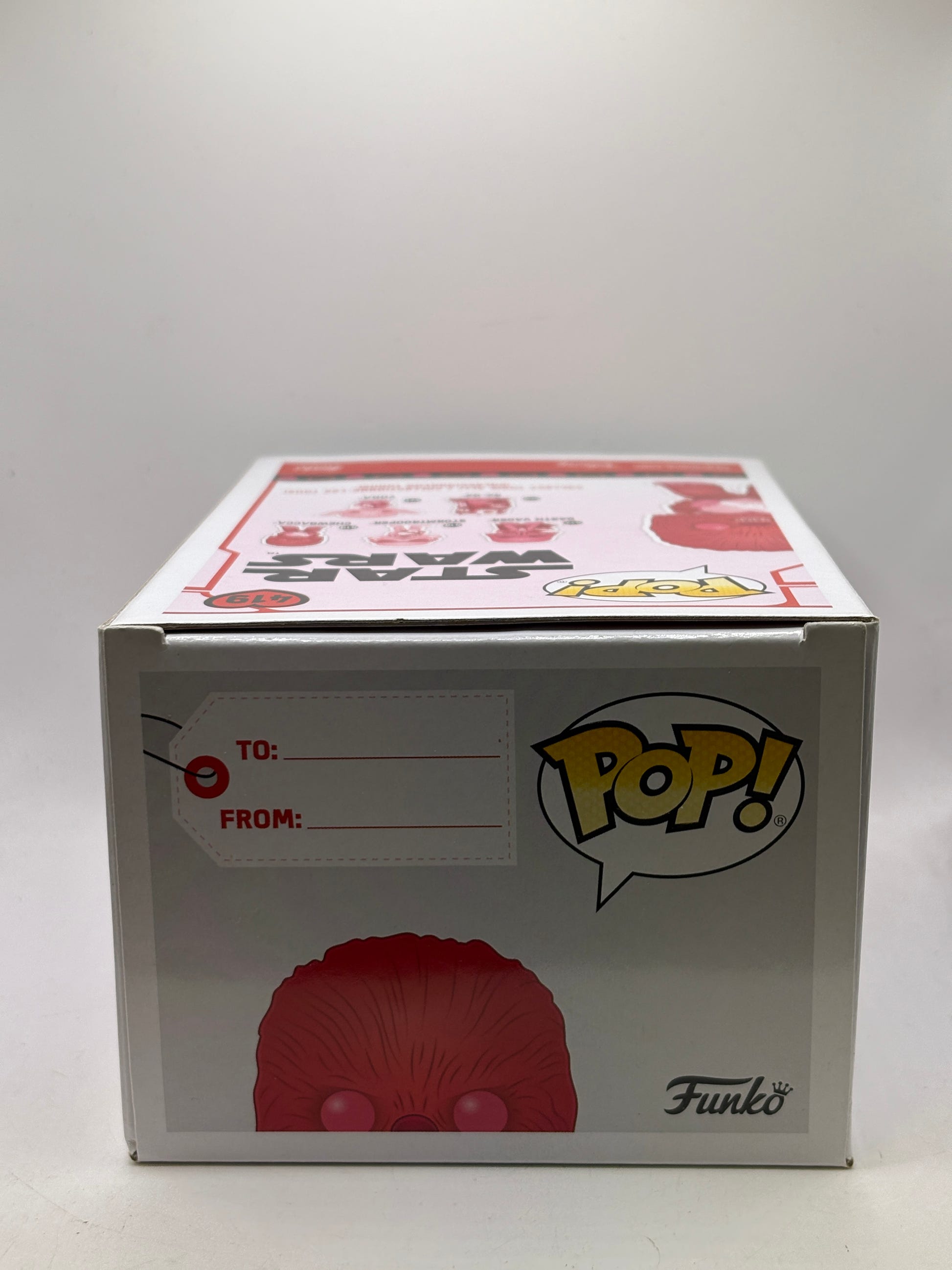 Funko POP! Star Wars #419 Chewbacca Bobble-Head Valentines DMG image 5