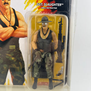 2010 GI Joe SDCC Convention Exclusive Sgt. Slaughter BLACK SHIRT Variant Hasbro FRENLY BRICKS - Open 7 Days