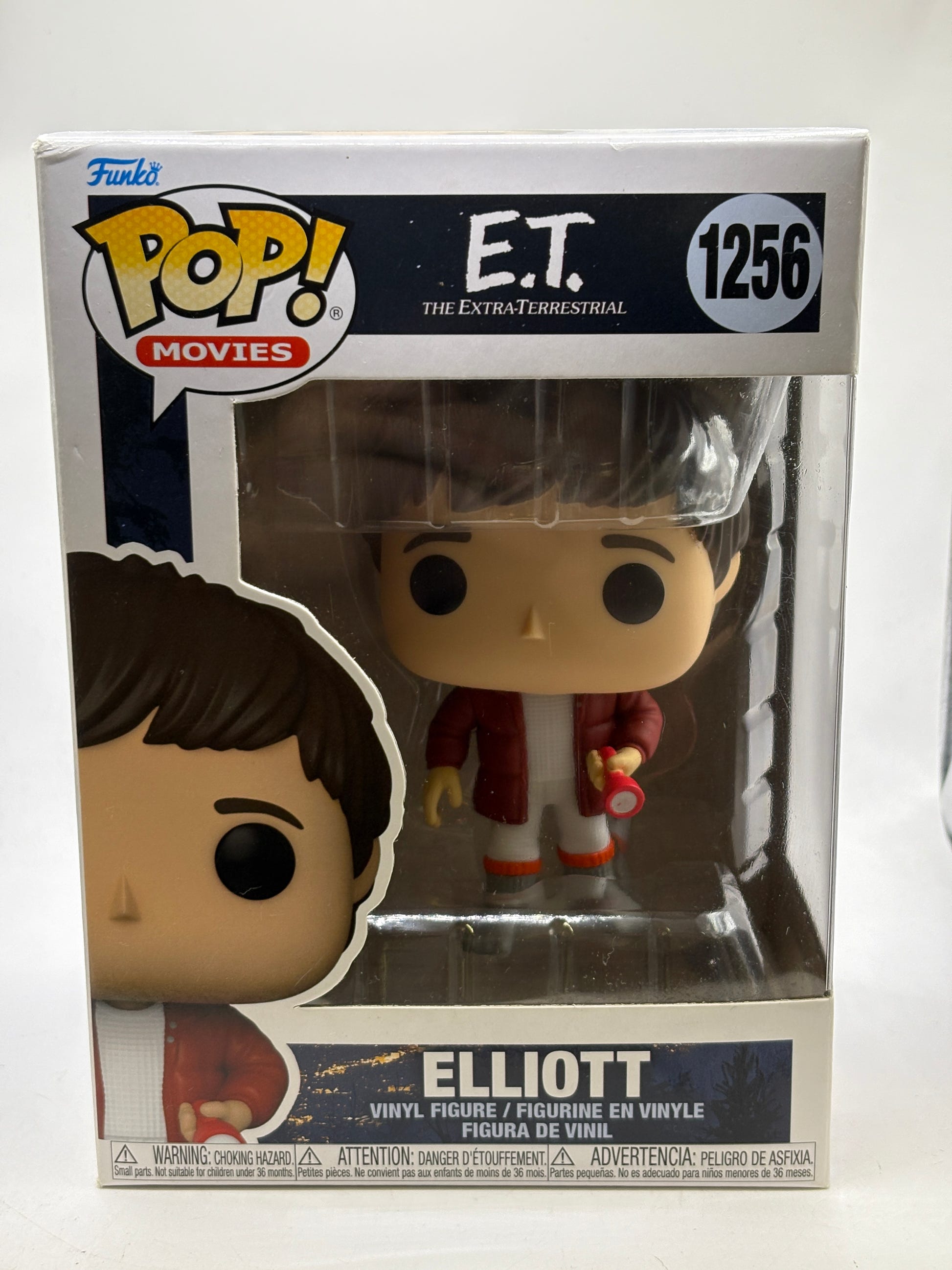 Funko POP! Movies E.T #1256 Elliott Vinyl Figure image 1