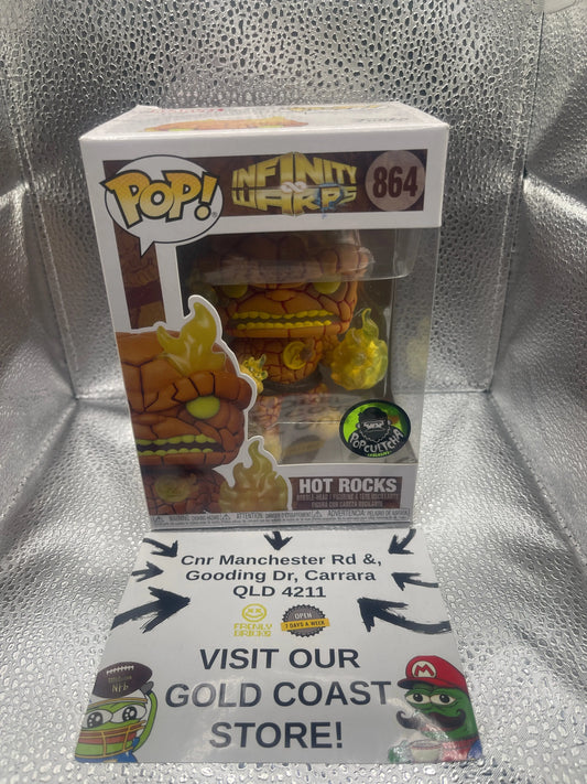 Funko Pop! Infinity Warps Hot Rocks POPCULTCHA Exclusive 864 FRENLY BRICKS - Open 7 Days