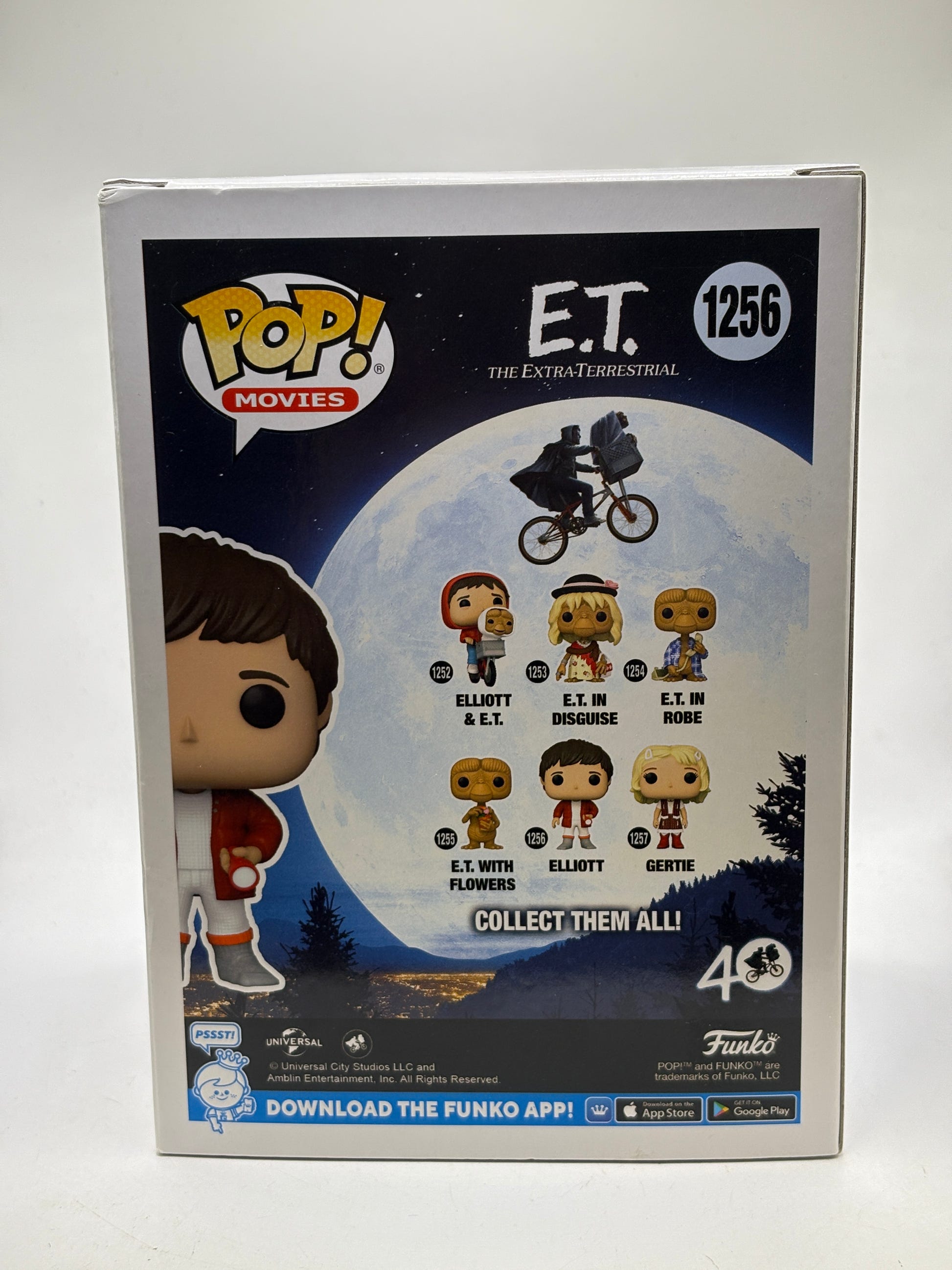 Funko POP! Movies E.T #1256 Elliott Vinyl Figure image 3