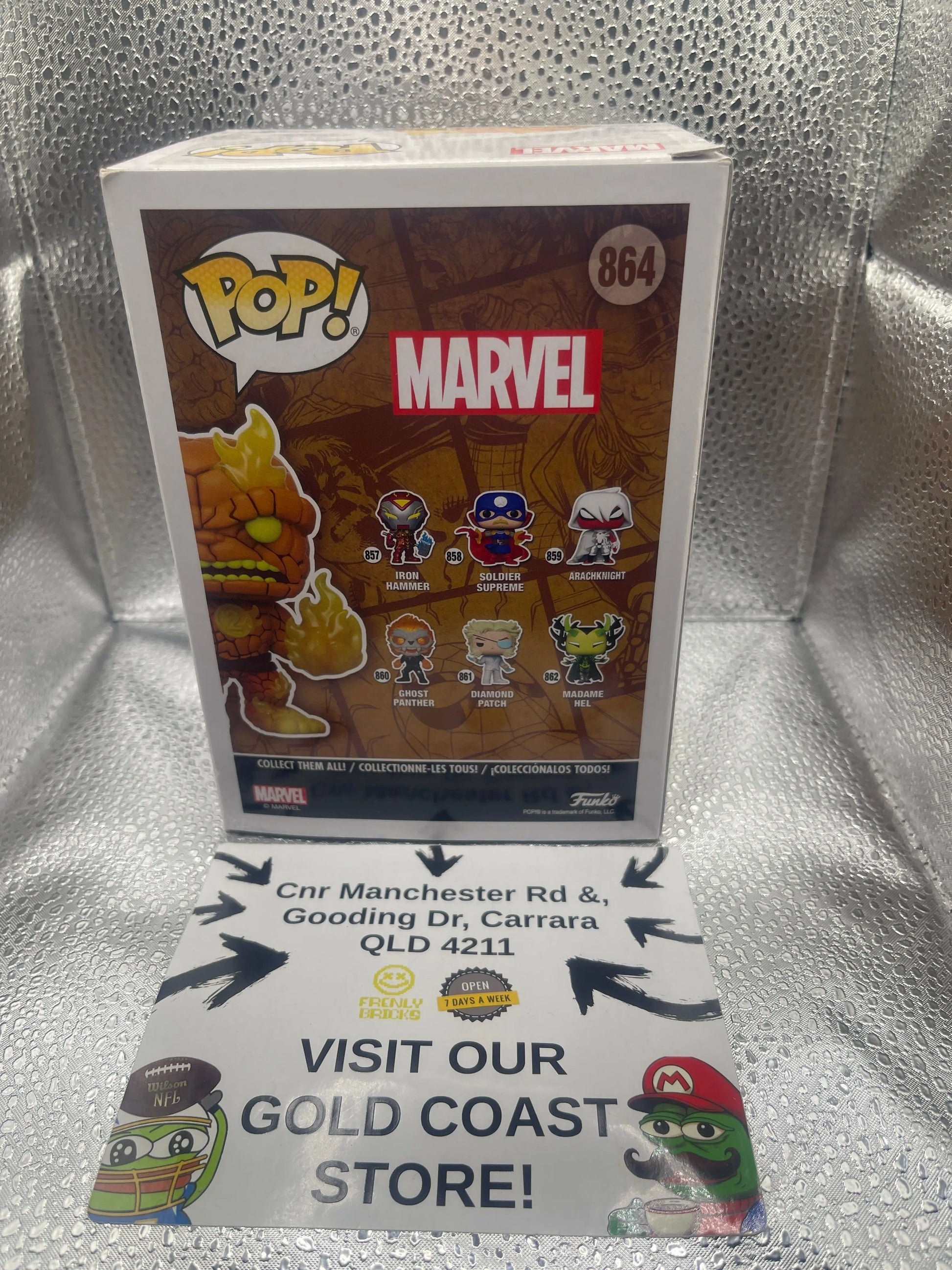 Funko Pop! Infinity Warps Hot Rocks POPCULTCHA Exclusive 864 FRENLY BRICKS - Open 7 Days