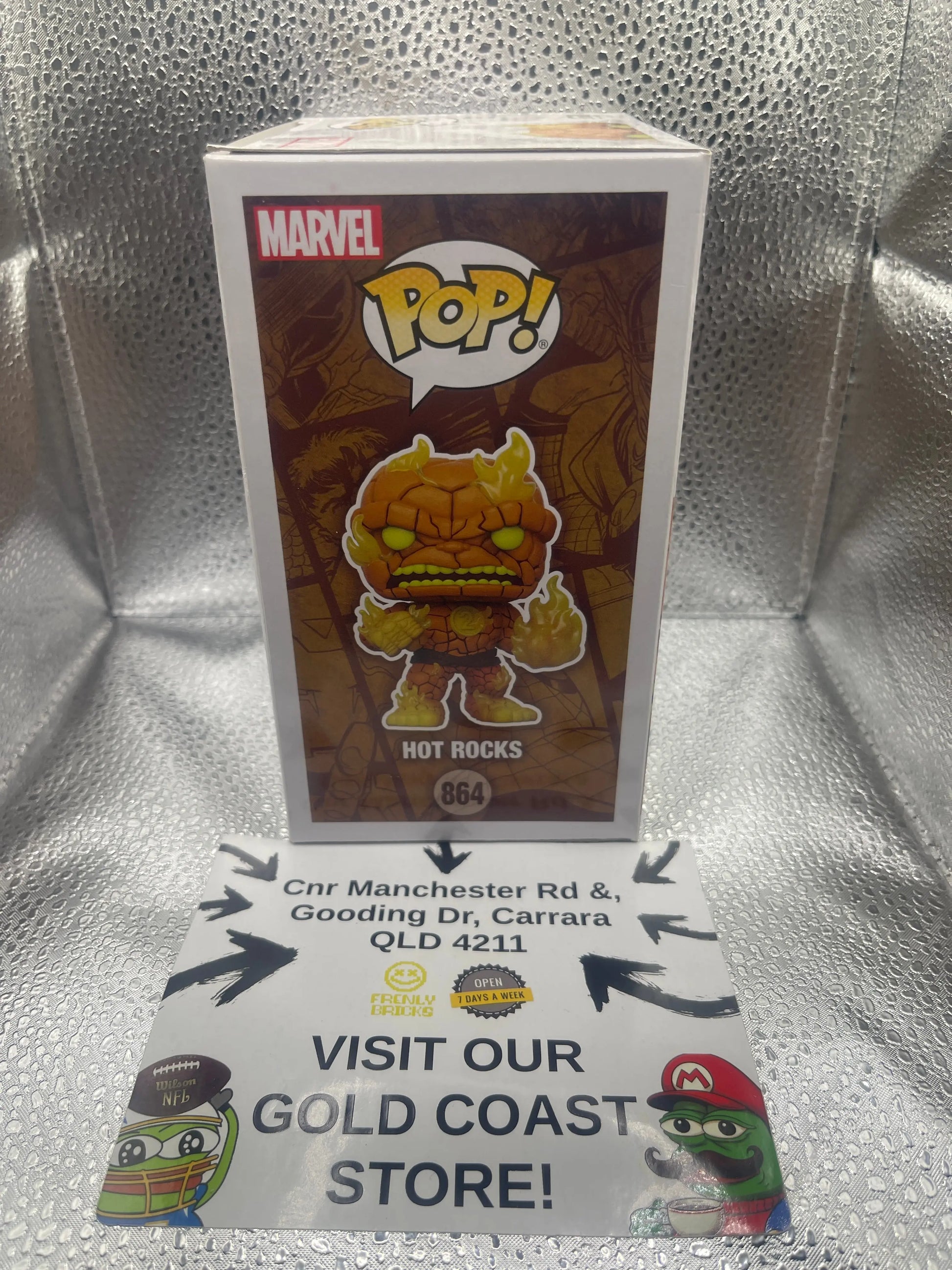 Funko Pop! Infinity Warps Hot Rocks POPCULTCHA Exclusive 864 FRENLY BRICKS - Open 7 Days