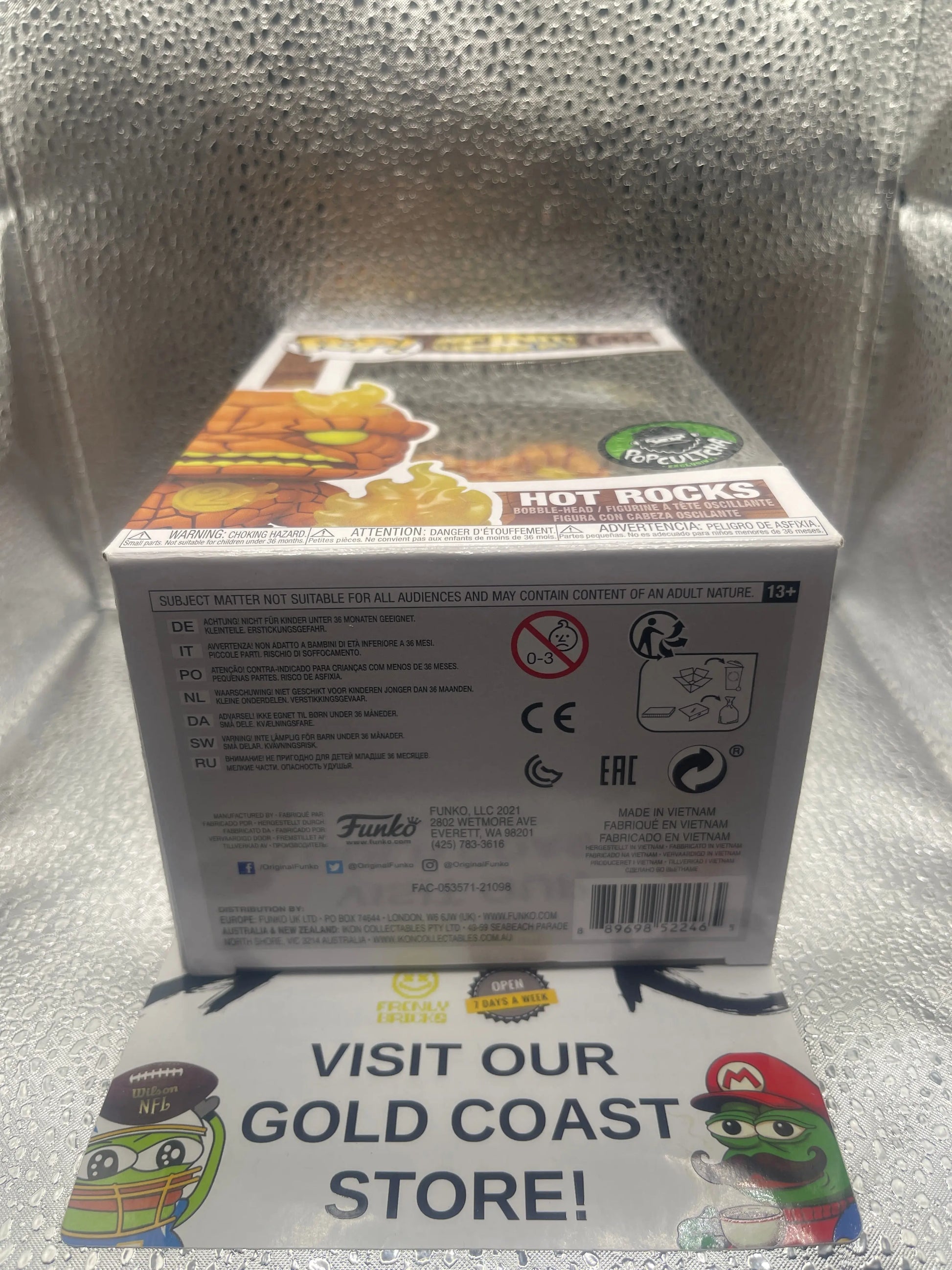 Funko Pop! Infinity Warps Hot Rocks POPCULTCHA Exclusive 864 FRENLY BRICKS - Open 7 Days