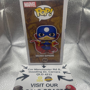 Funko Pop! Infinity Warps Soldier Supreme GITD Special Edition #858 FRENLY BRICKS - Open 7 Days