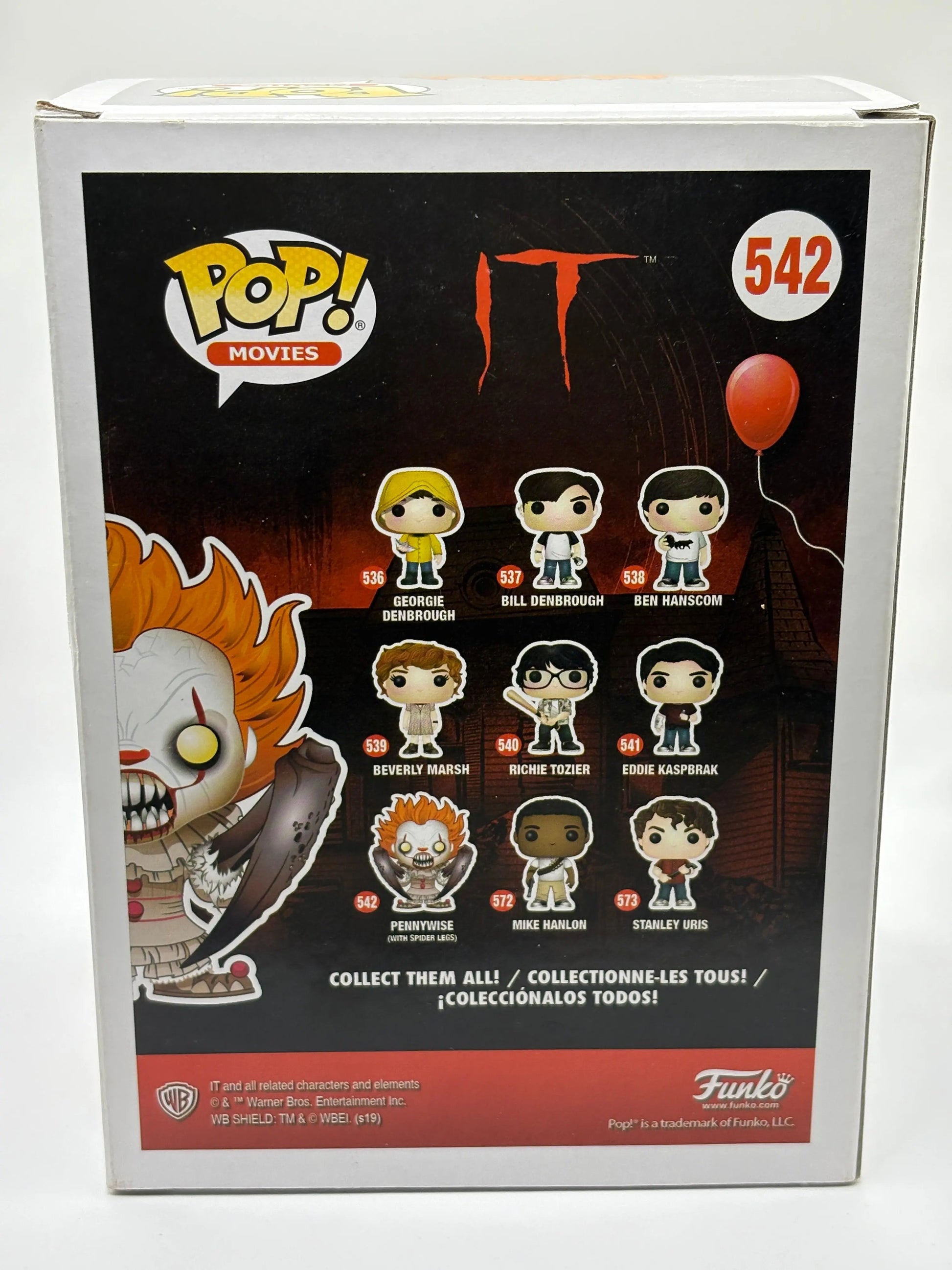Funko POP! Movies IT #542 Pennywise with Spider Legs Bloody Glow FRENLY BRICKS - Open 7 Days