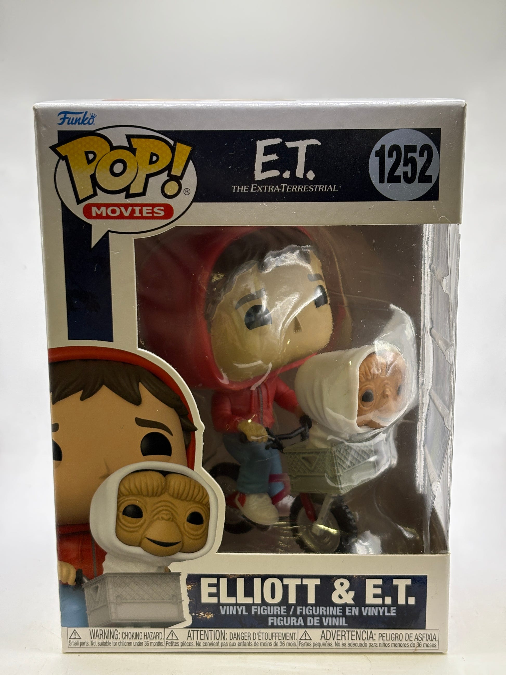 Funko POP! Movies E.T #1252 Elliott & E.T Vinyl Figure image 1