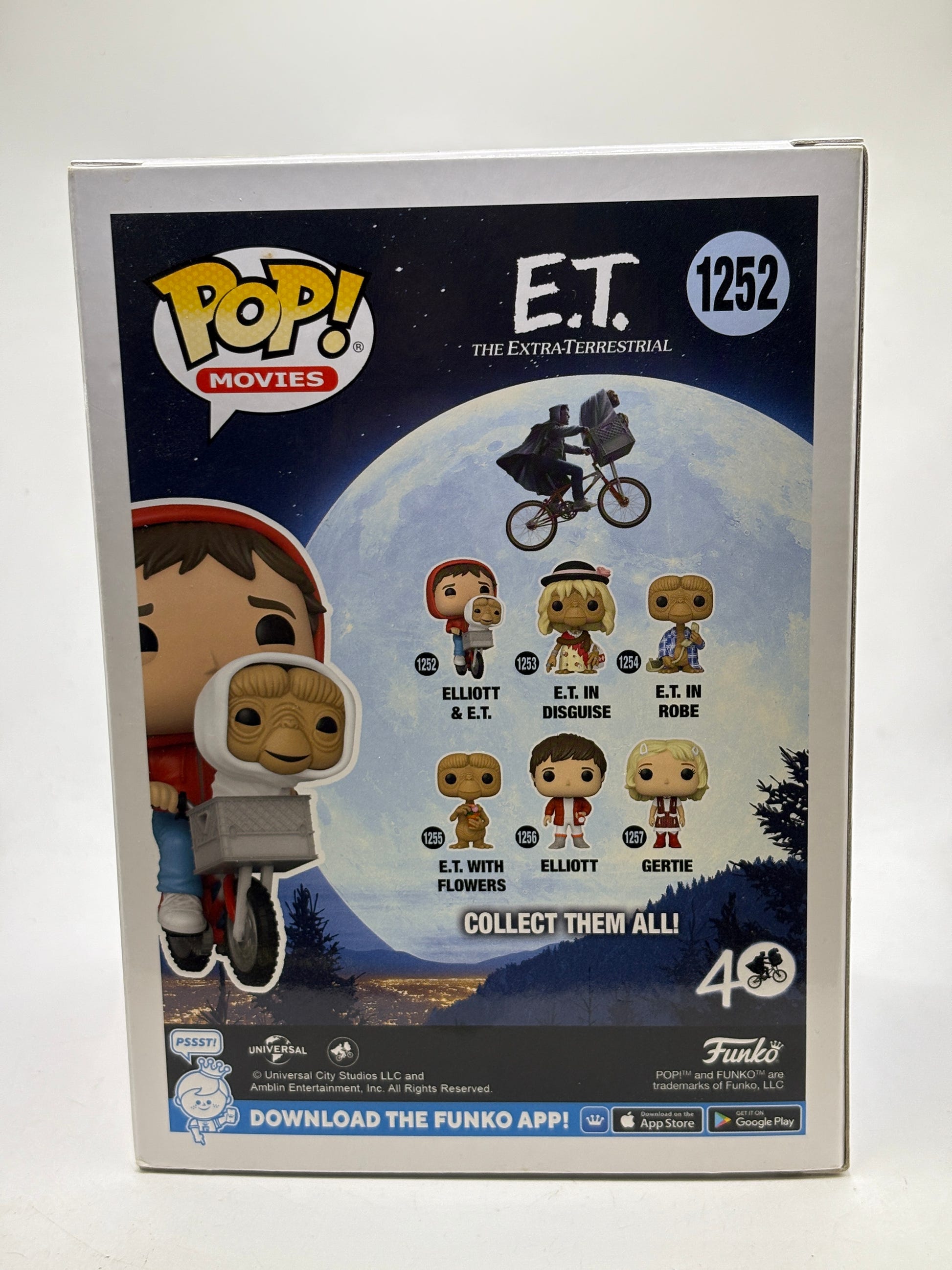 Funko POP! Movies E.T #1252 Elliott & E.T Vinyl Figure image 3