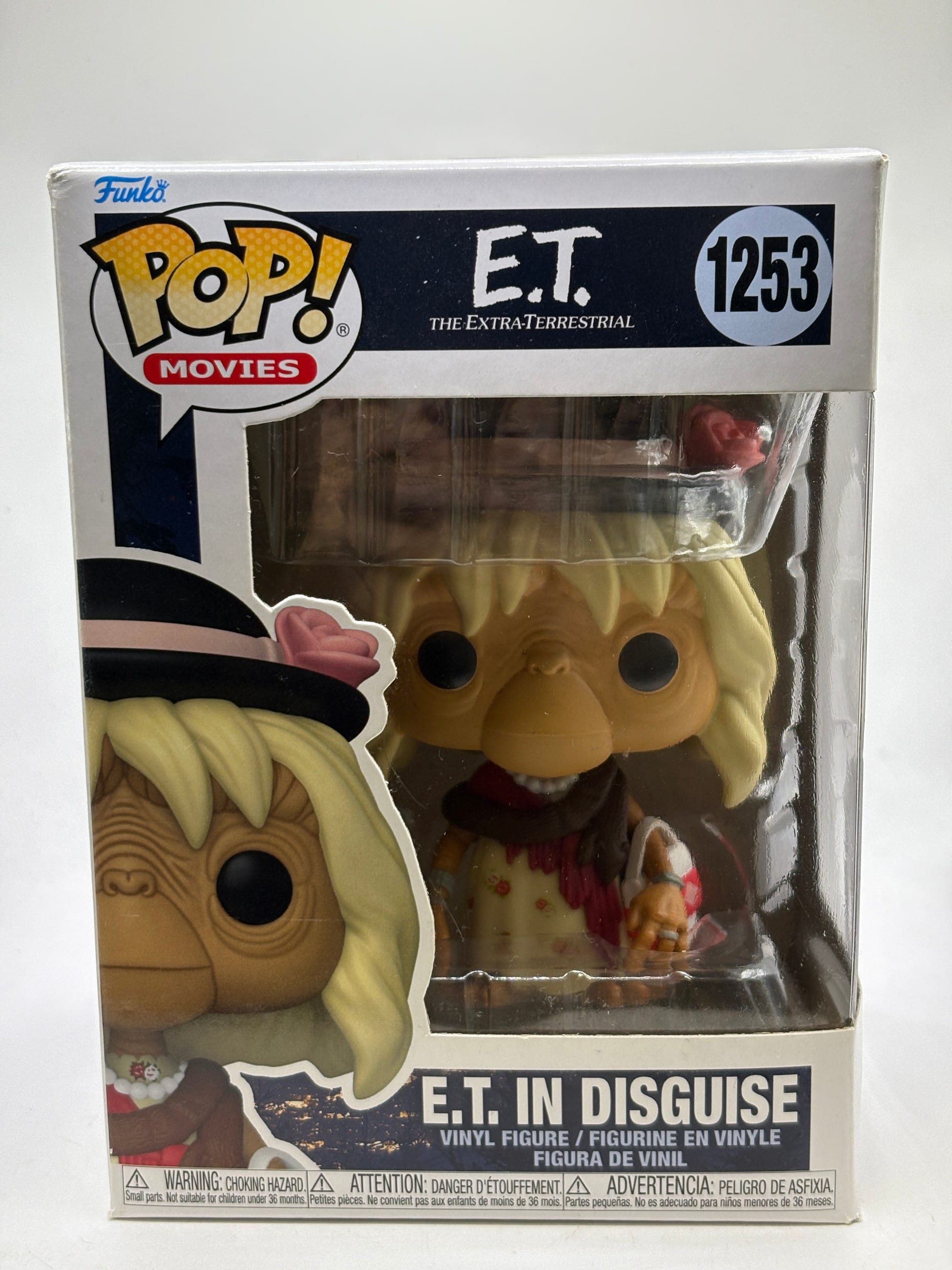 Funko POP! Movies E.T #1253 E.T in Disguise Vinyl Figure DMG image 1