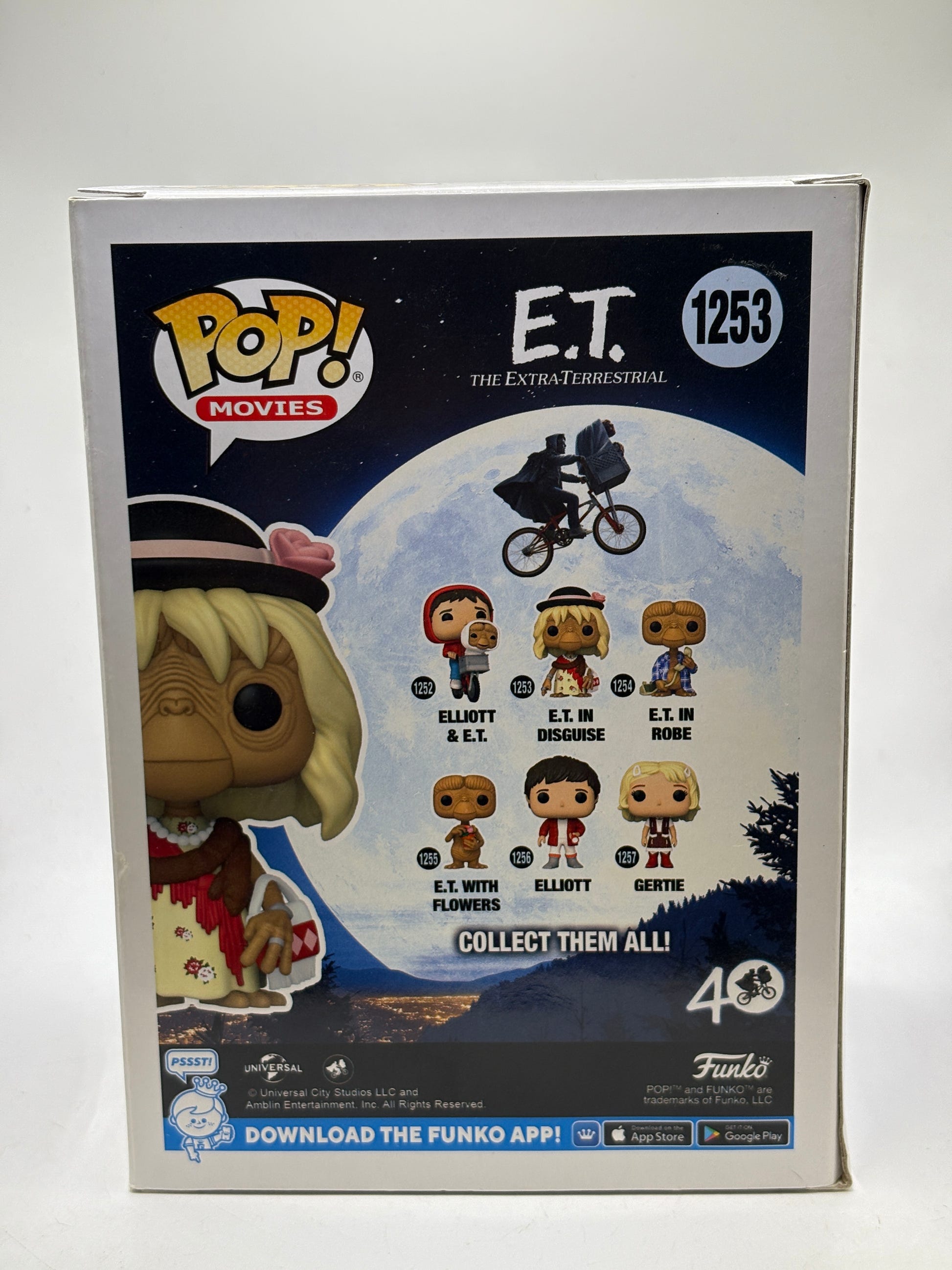 Funko POP! Movies E.T #1253 E.T in Disguise Vinyl Figure DMG image 3