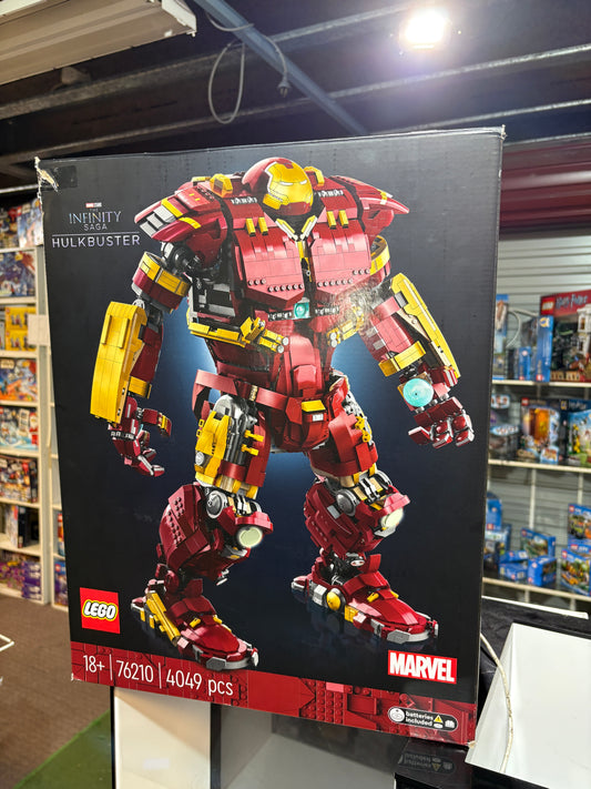 LEGO Marvel: Hulkbuster (76210) Retired Set New & Sealed Box Damage See Photos