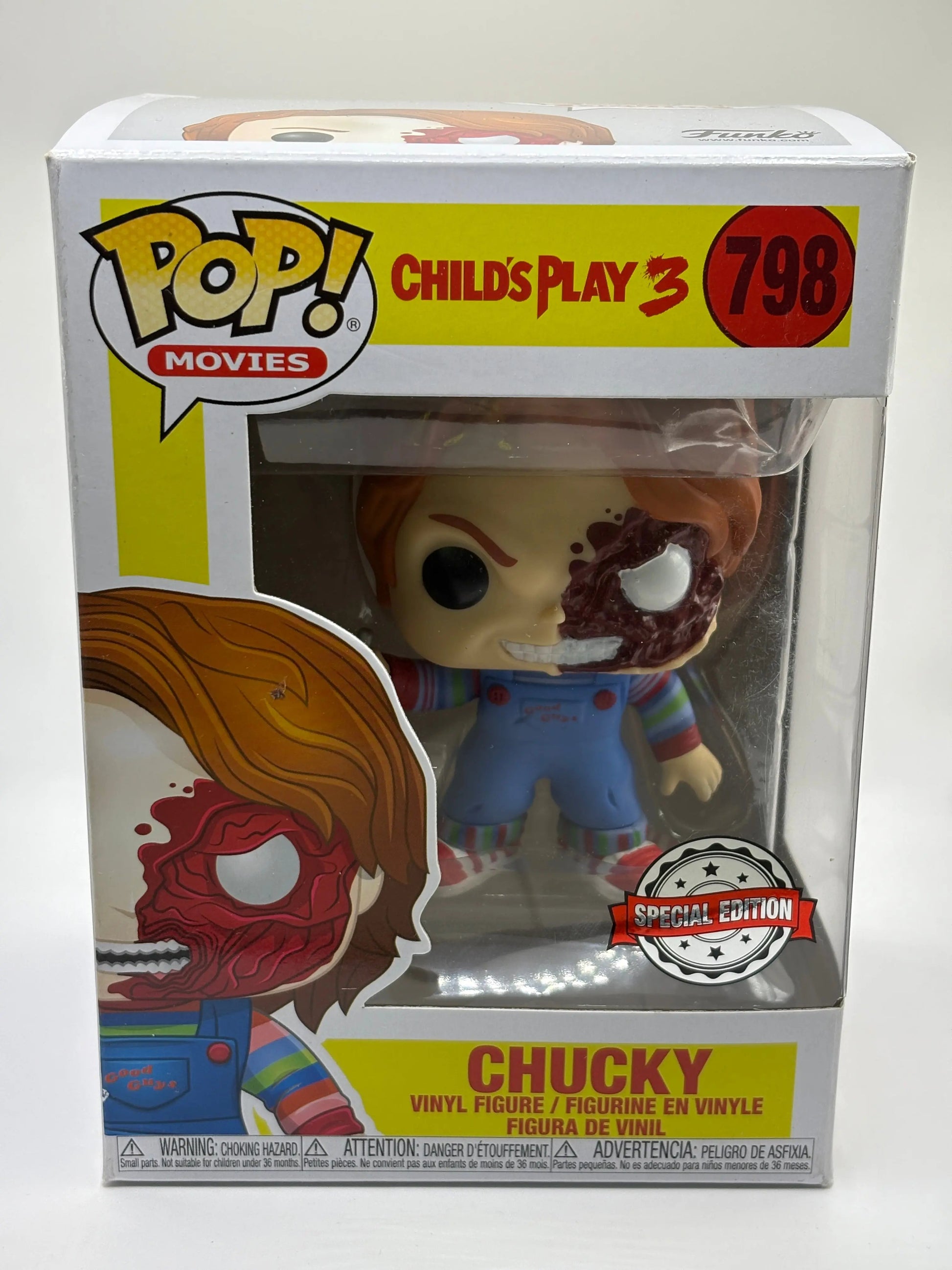 Funko POP! Movies Childs Play 3 #798 Chucky Special Edition FRENLY BRICKS - Open 7 Days