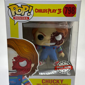 Funko POP! Movies Childs Play 3 #798 Chucky Special Edition FRENLY BRICKS - Open 7 Days