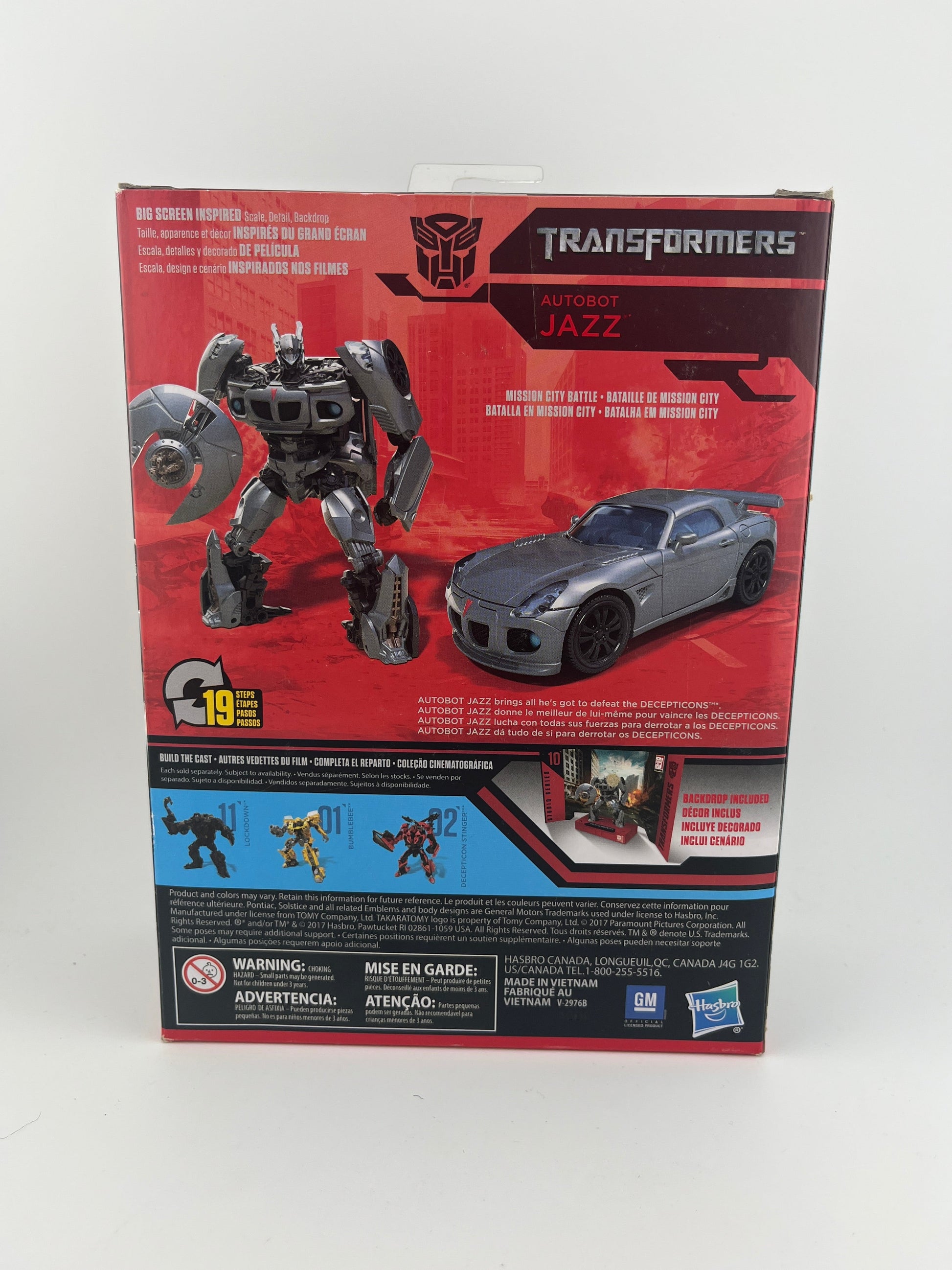 Rare TOMY Studio Series No.10 Transformers "Autobot Jazz" Deluxe Action Figure FRENLY BRICKS - Open 7 Days