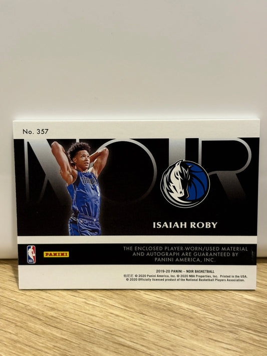 Isaiah Roby 2019-20 Panini Noir RPA Rookie Jersey Patch Auto /99 FRENLY BRICKS - Open 7 Days
