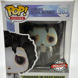 Funko POP! Movies Edward Scissorhands #983 Edward in Face Mask SE FRENLY BRICKS - Open 7 Days