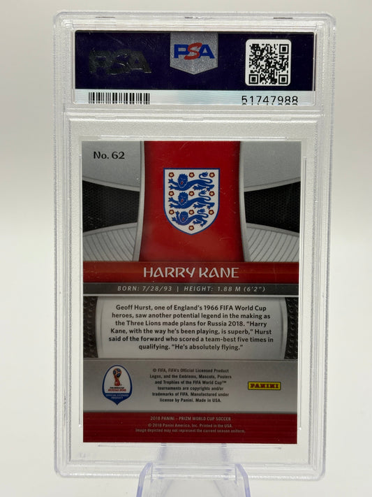2018 Panini Prizm World Cup Harry Kane #62 PSA 9 MINT FRENLY BRICKS - Open 7 Days