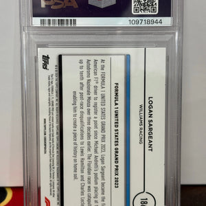 2024 Topps Chrome F1 Logan Sargeant Mini Diamond Refractor /299  PSA 10 POP: 1 FRENLY BRICKS - Open 7 Days