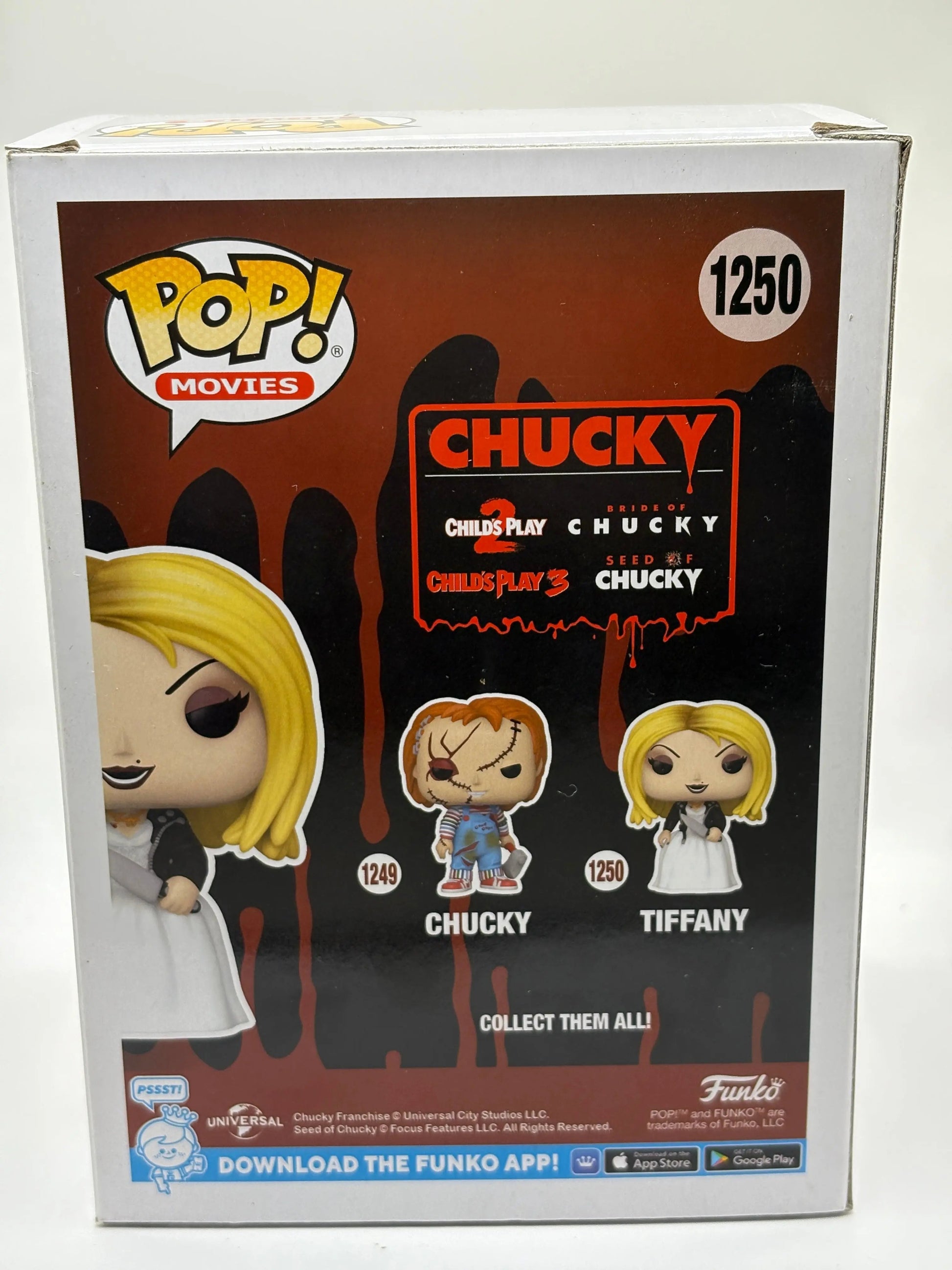 Funko POP! Movies Bride Of Chucky #1250 Tiffany FRENLY BRICKS - Open 7 Days