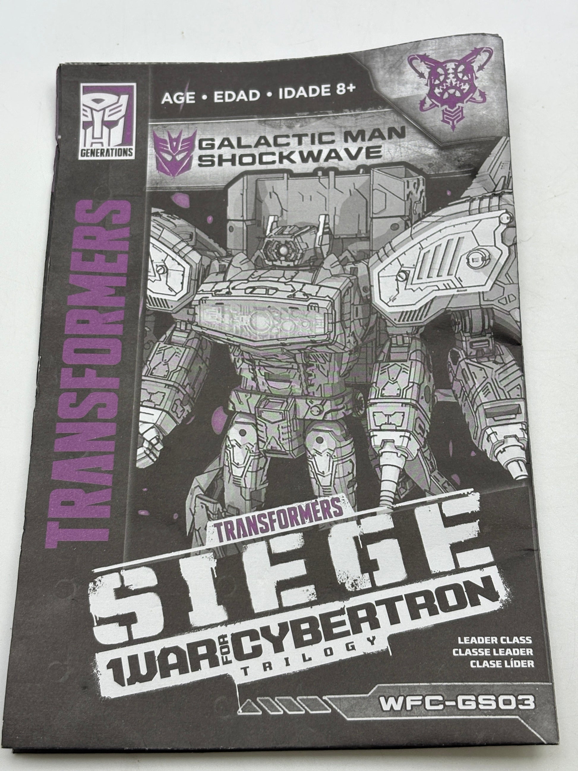 Transformers Legacy Selects Leader Galactic Man Shockwave Loose FRENLY BRICKS - Open 7 Days