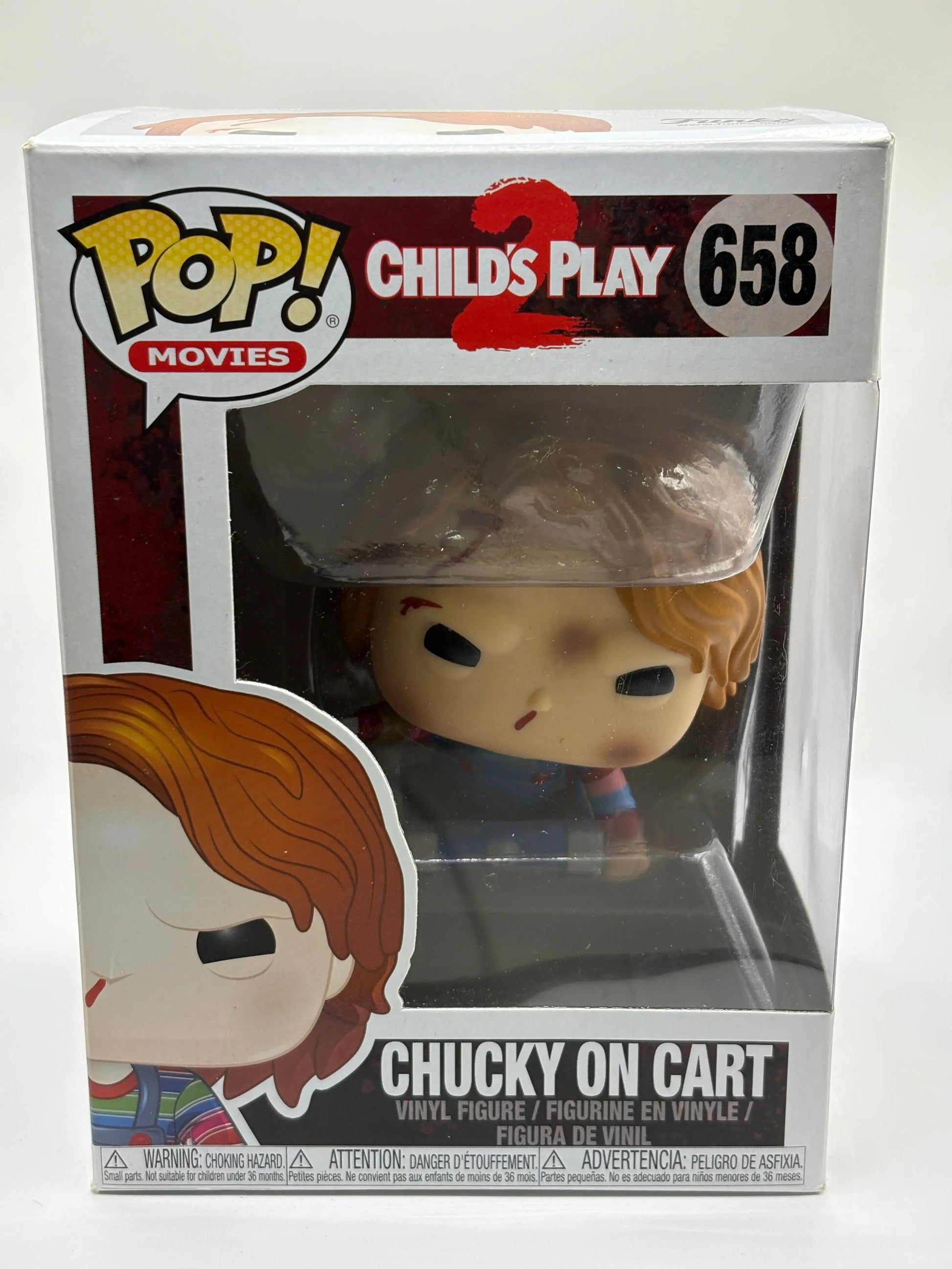 Funko POP! Movies Childs Play 2 #658 Chucky On Cart FRENLY BRICKS - Open 7 Days