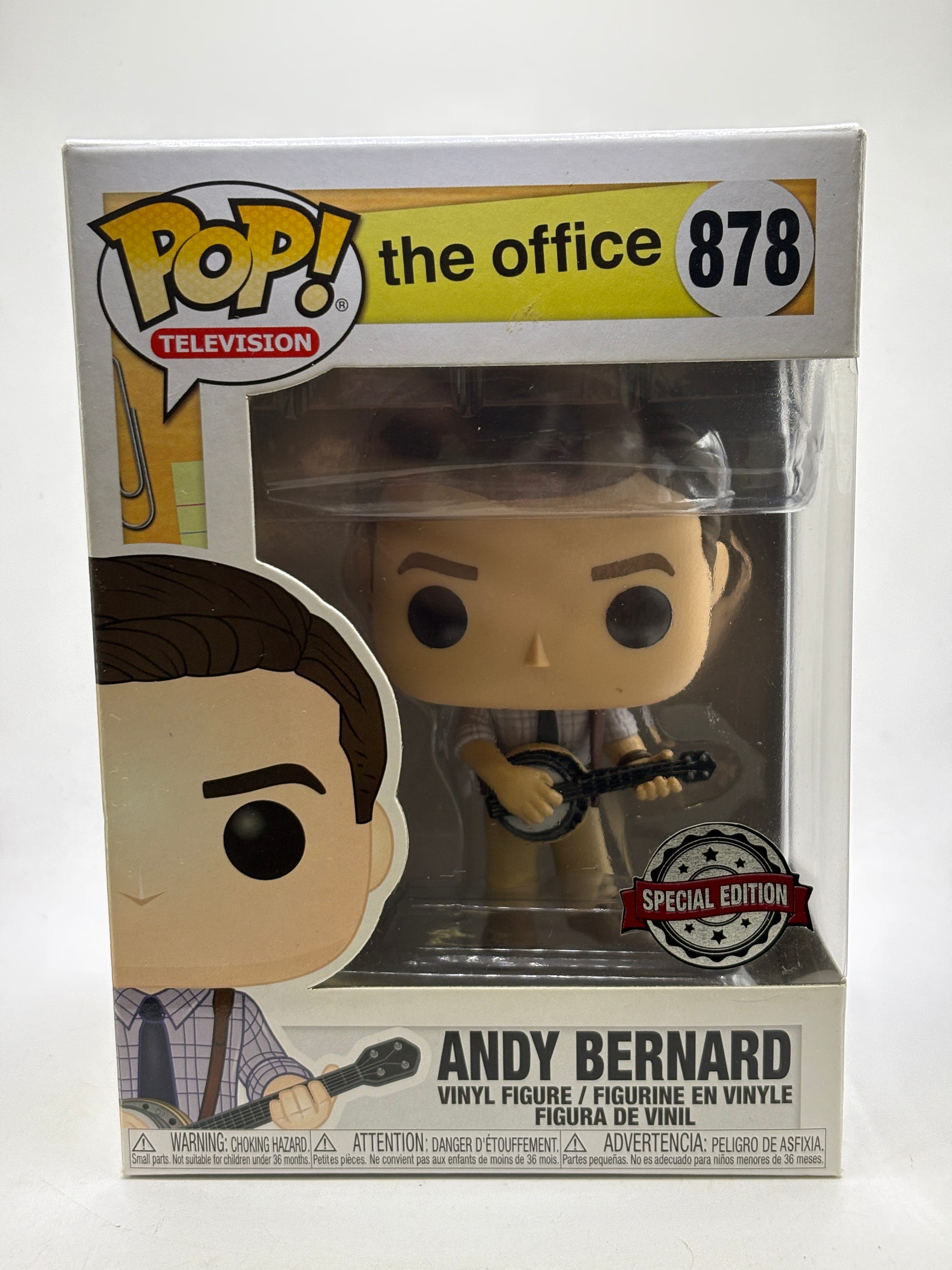 Funko POP! Television The Office #878 Andy Bernard Special Edition image 1