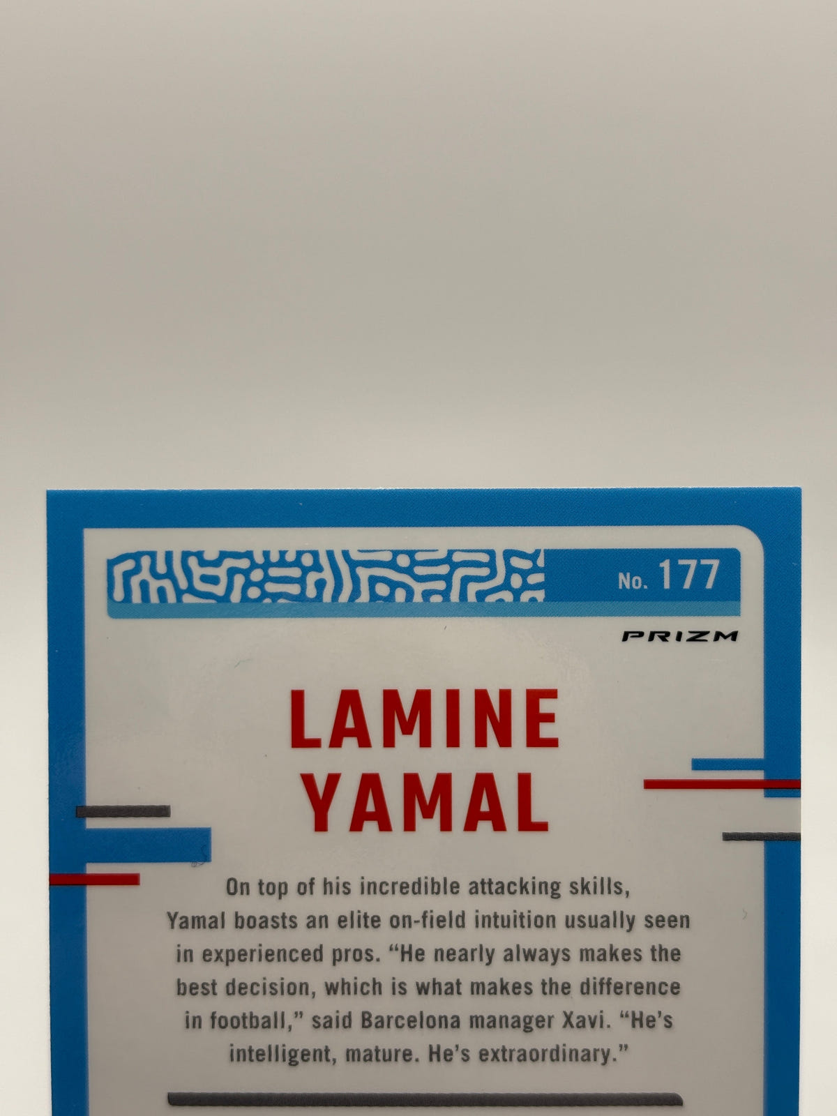 2023-24 Panini Donruss FIFA Optic Rated Rookie Lamine Yamal #177 Holo Prizm FRENLY BRICKS - Open 7 Days image 5