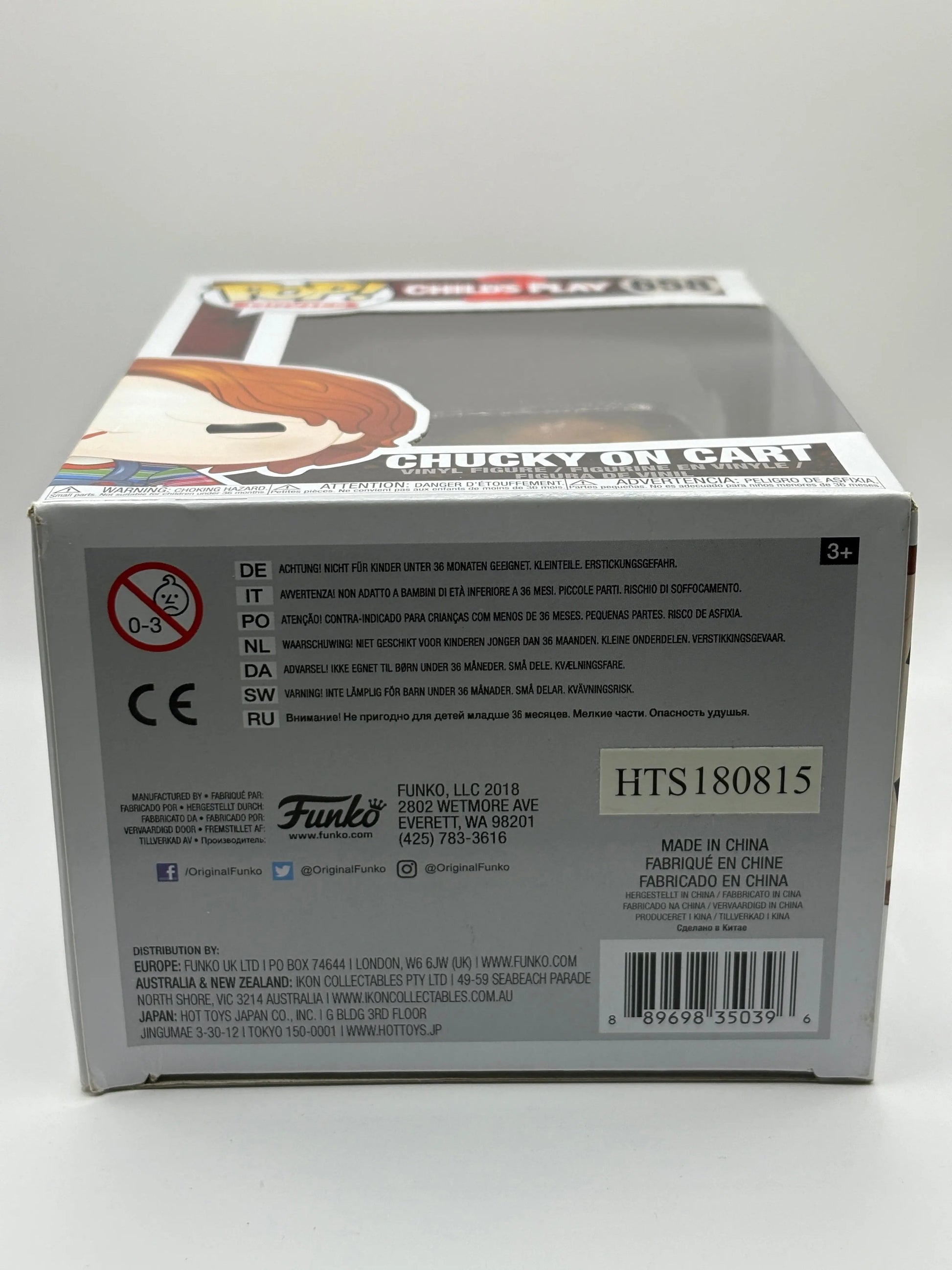 Funko POP! Movies Childs Play 2 #658 Chucky On Cart FRENLY BRICKS - Open 7 Days