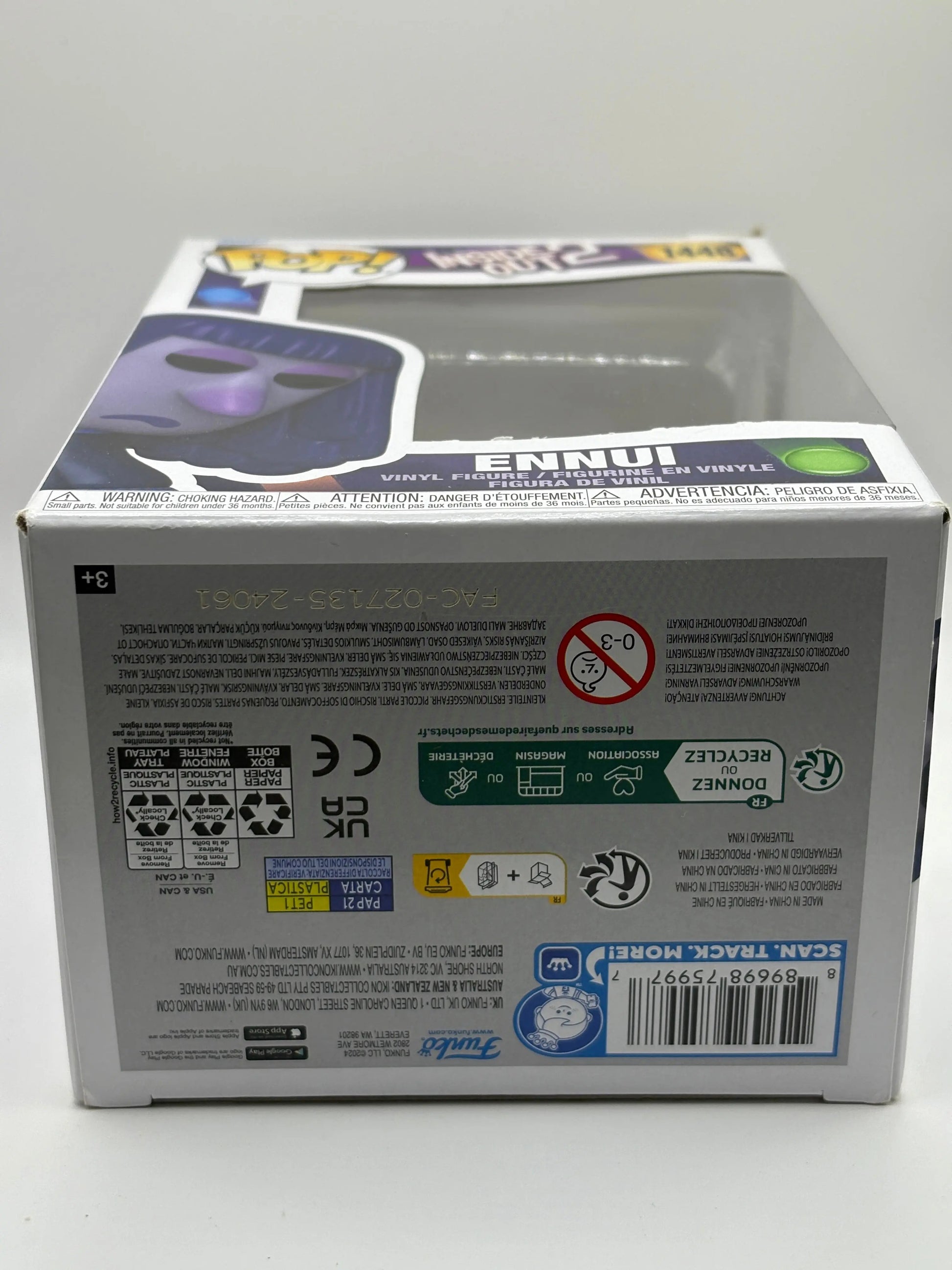 Funko POP! Movies Inside Out 2 #1448 Ennui FRENLY BRICKS - Open 7 Days