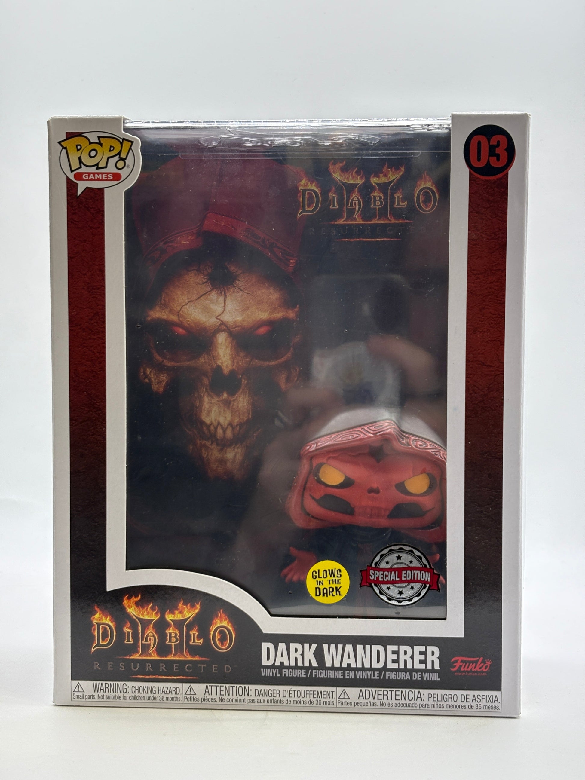 Funko POP! Games Diablo II Resurrected #03 Dark Wanderer Glow SE FRENLY BRICKS - Open 7 Days