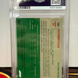 2024 Topps Chrome F1 Alexander Albon /50 Gold Refractor PSA 9 POP: 2 FRENLY BRICKS - Open 7 Days