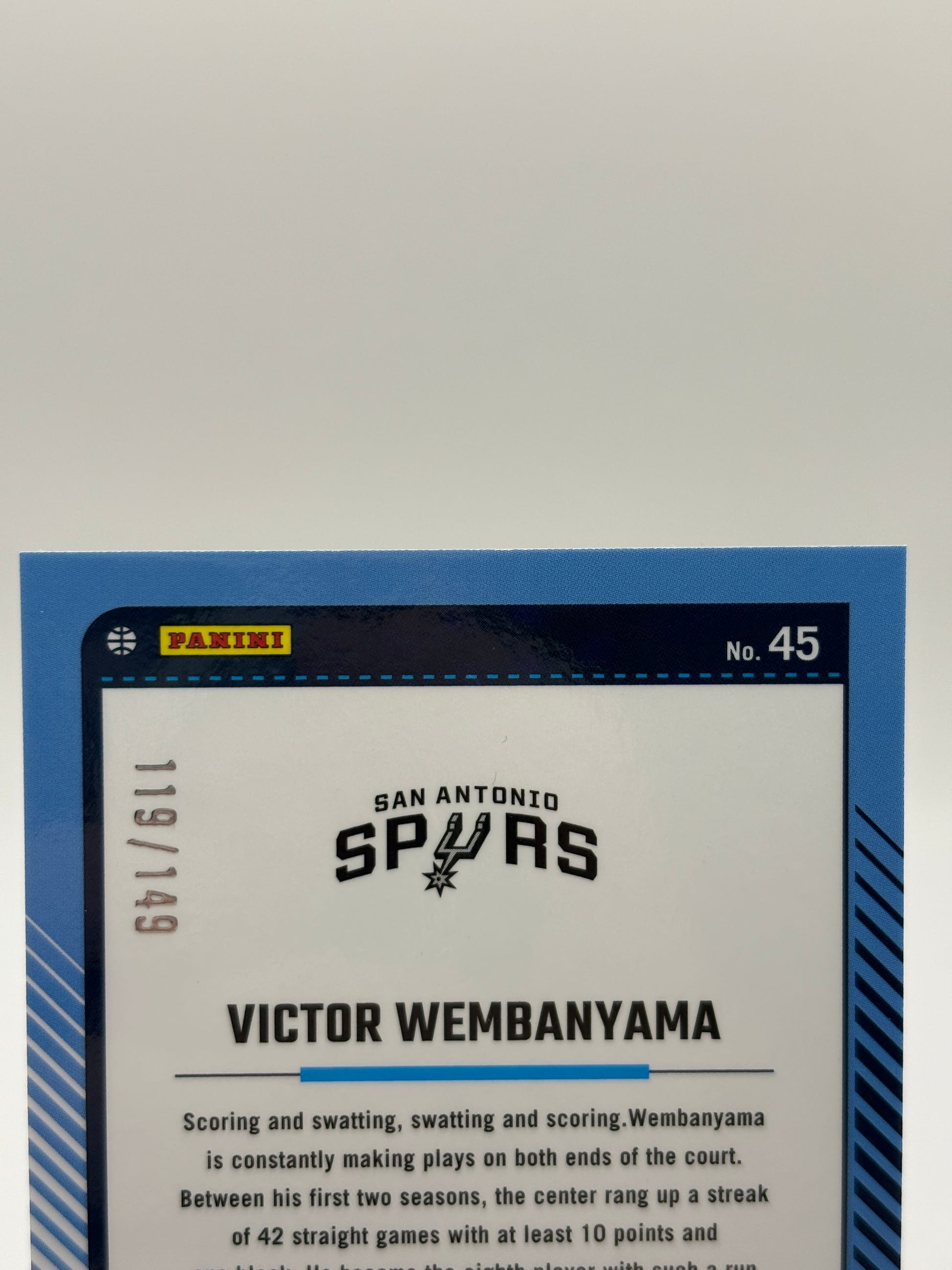 2024 DONRUSS OPTIC VICTOR WEMBANYAMA LIME GREEN /149 FRENLY BRICKS - Open 7 Days image 3