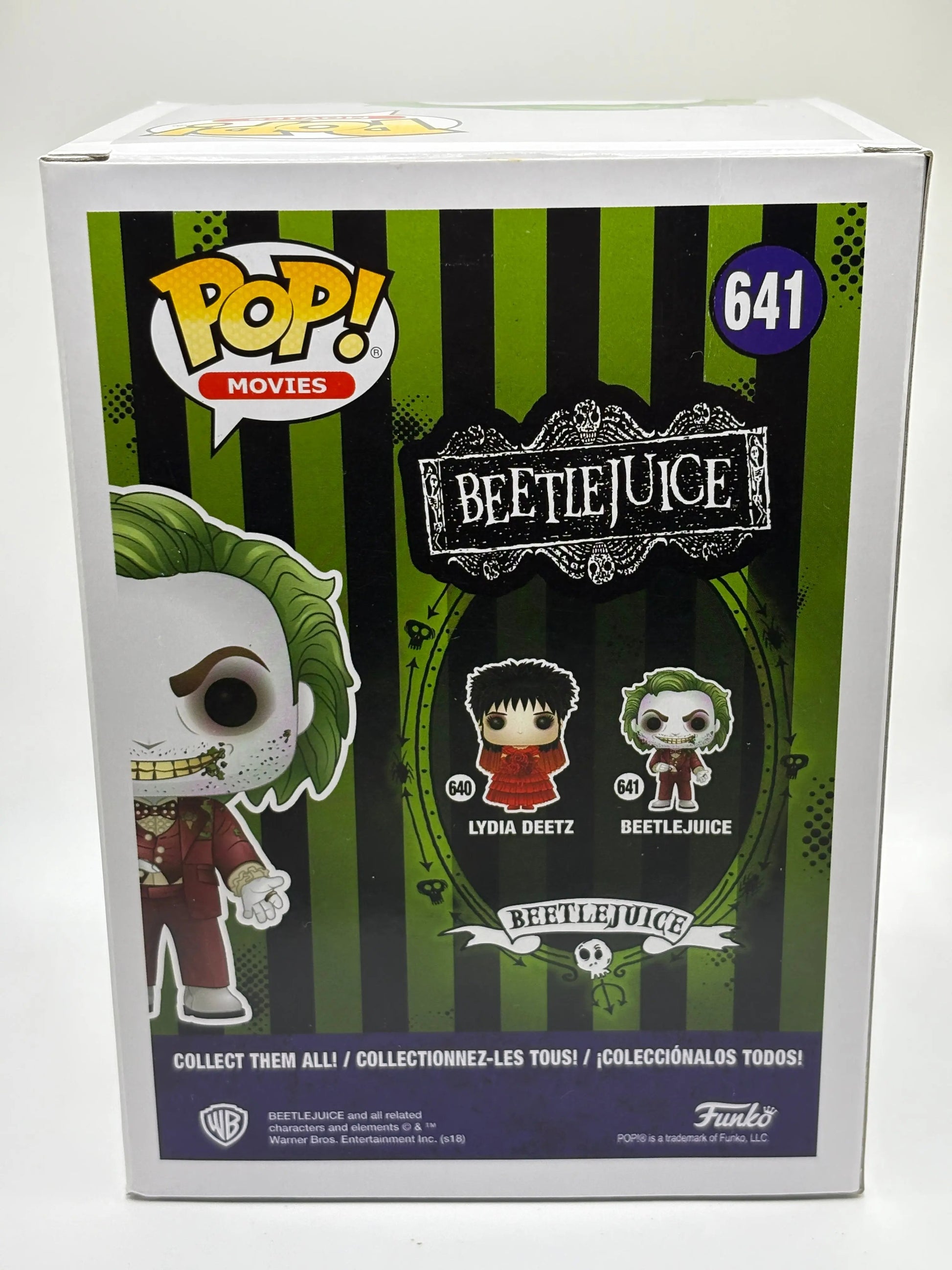 Funko POP! Movies Beetlejuice #641 Beetlejuice FRENLY BRICKS - Open 7 Days
