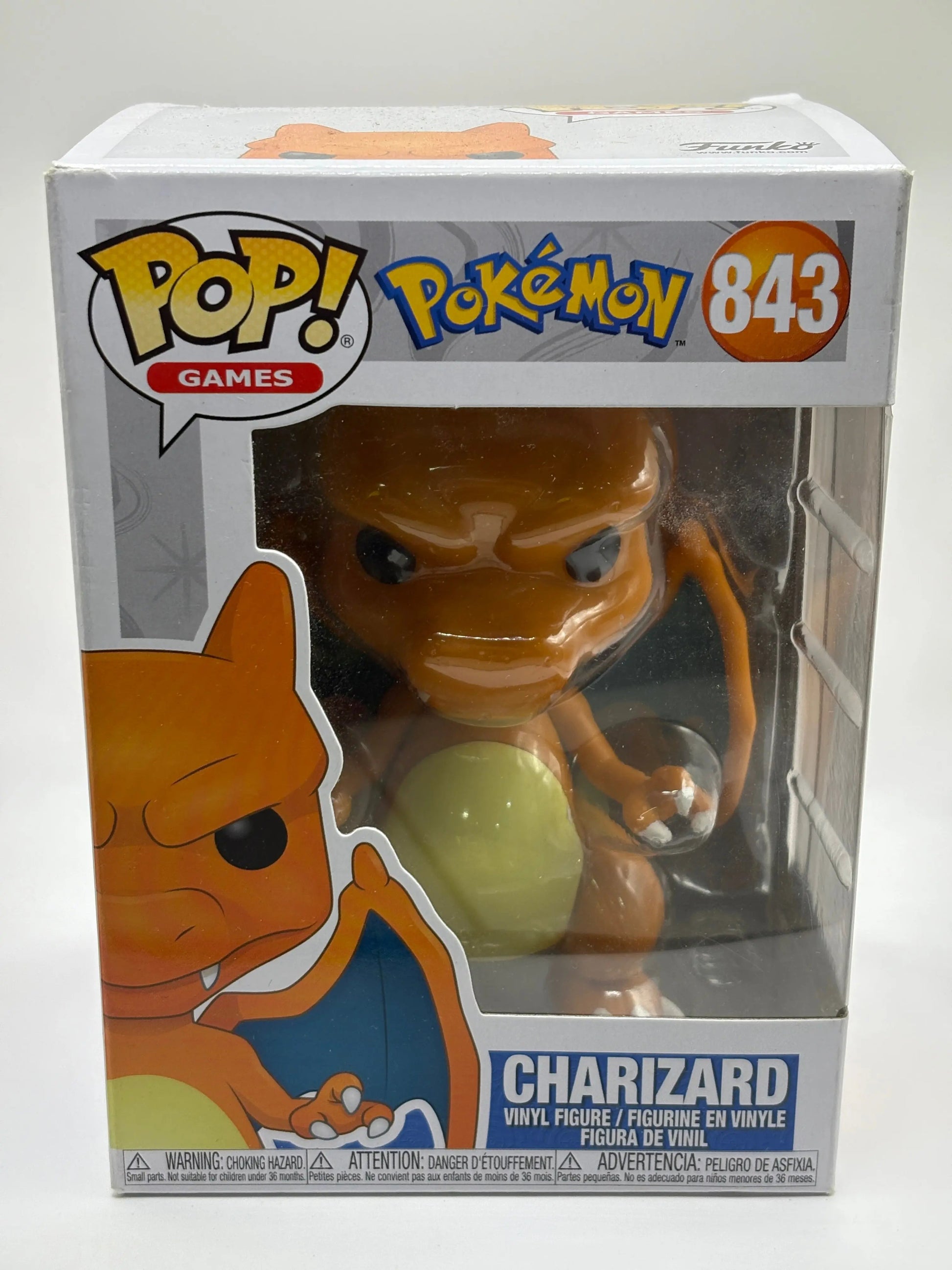 Funko POP! Games Pokemon #843 Charizard *box damage FRENLY BRICKS - Open 7 Days