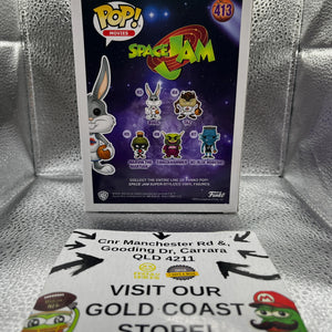 Funko POP Movies - Space Jam - Bugs* #413 FRENLY BRICKS - Open 7 Days