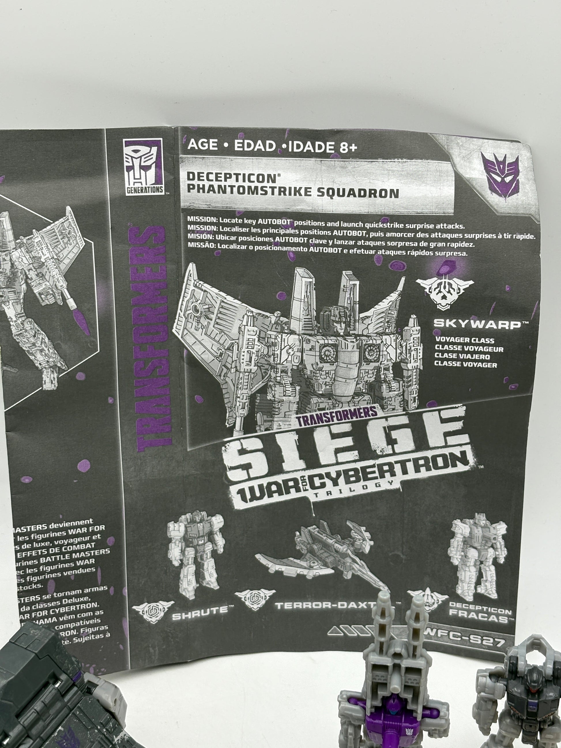 Hasbro Transformers War for Cybertron Voyager Phantomstrike Squadron 4-Pack FRENLY BRICKS - Open 7 Days
