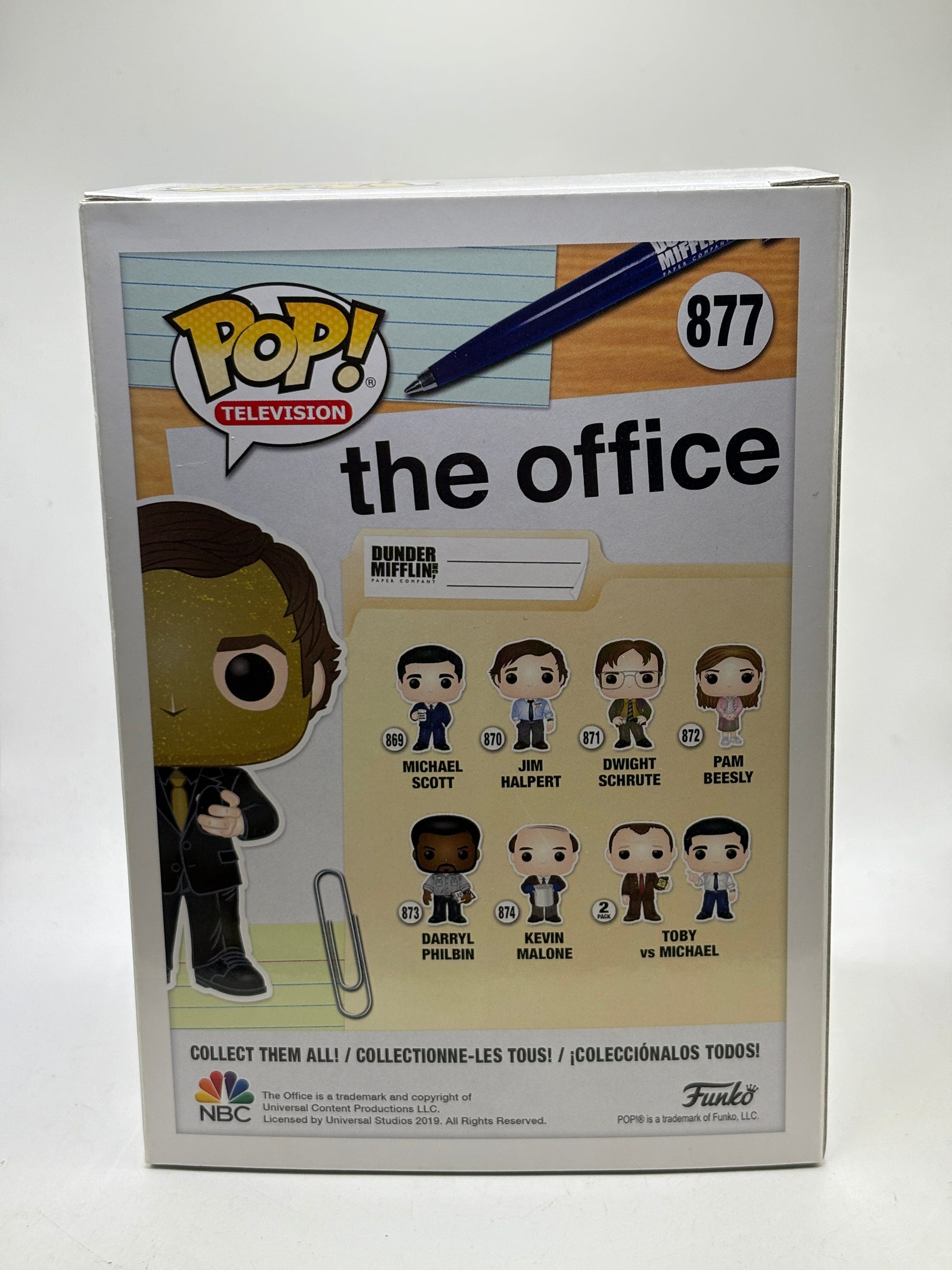 Funko POP! Television The Office #877 Goldenface Special Edition image 3