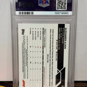 2023 Topps Chrome Alexander Albon /75 Pink Refractor PSA 10 POP: 1 FRENLY BRICKS - Open 7 Days