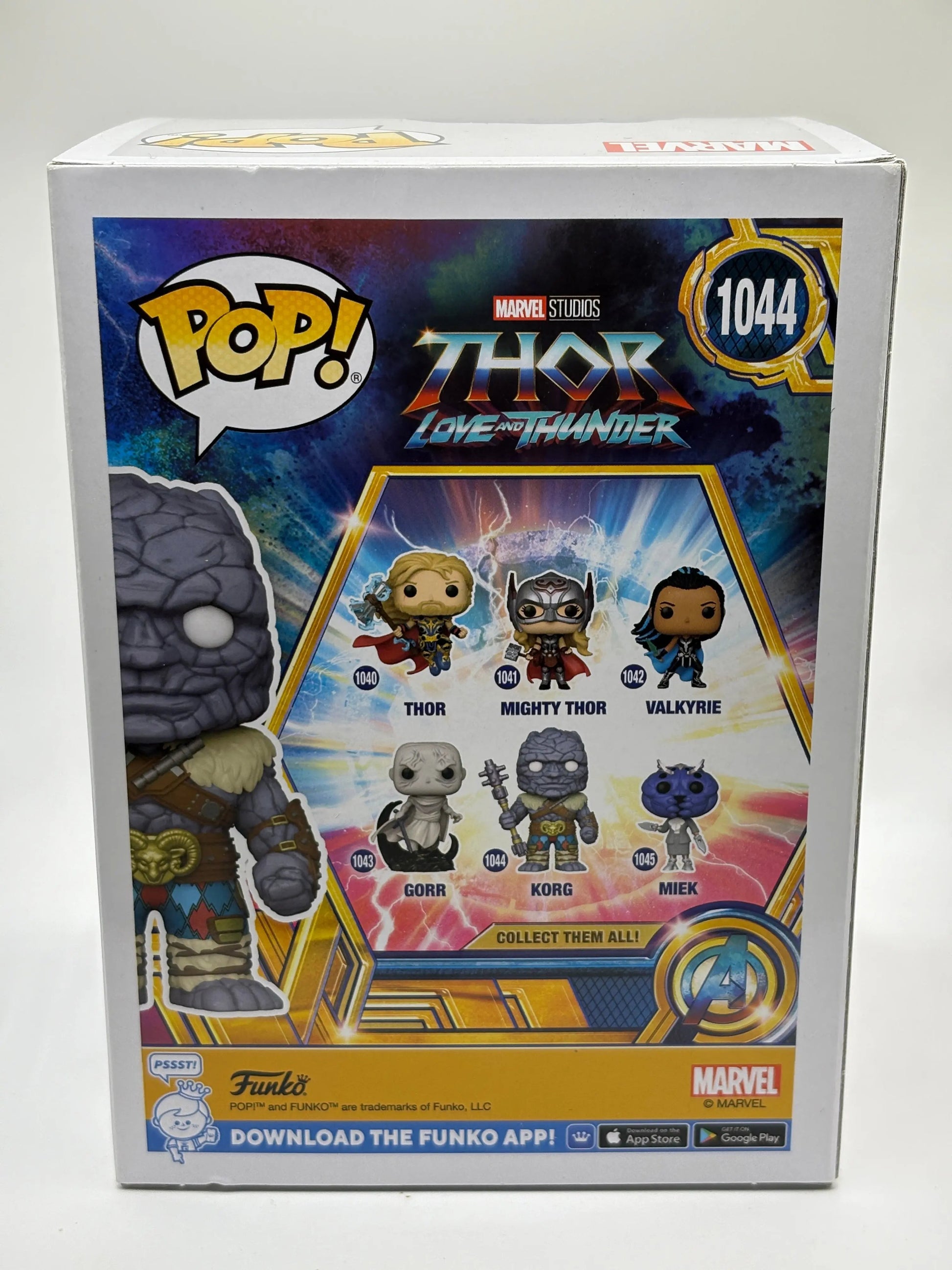 Funko POP! Movies Marvel Thor Love and Thunder #1044 Korg FRENLY BRICKS - Open 7 Days