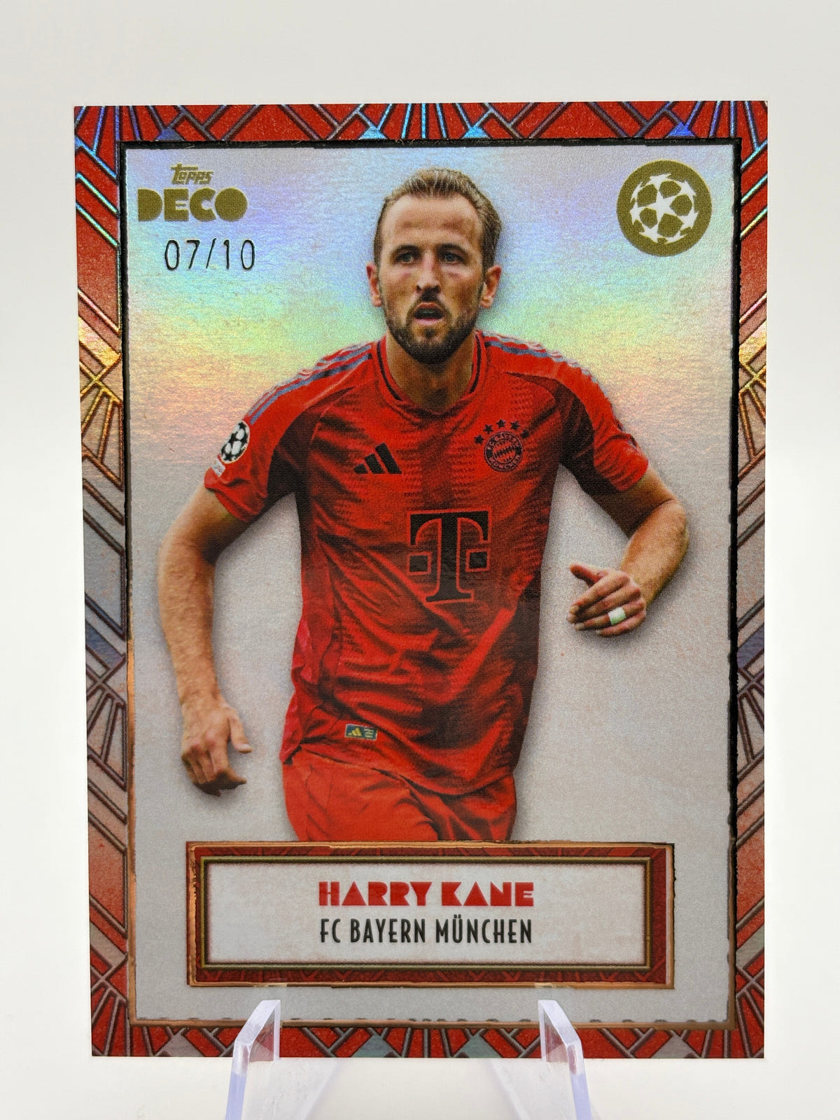 2024-25 Topps Deco - FC Bayern Munchen Harry Kane 07/10 Red FRENLY BRICKS - Open 7 Days image 1
