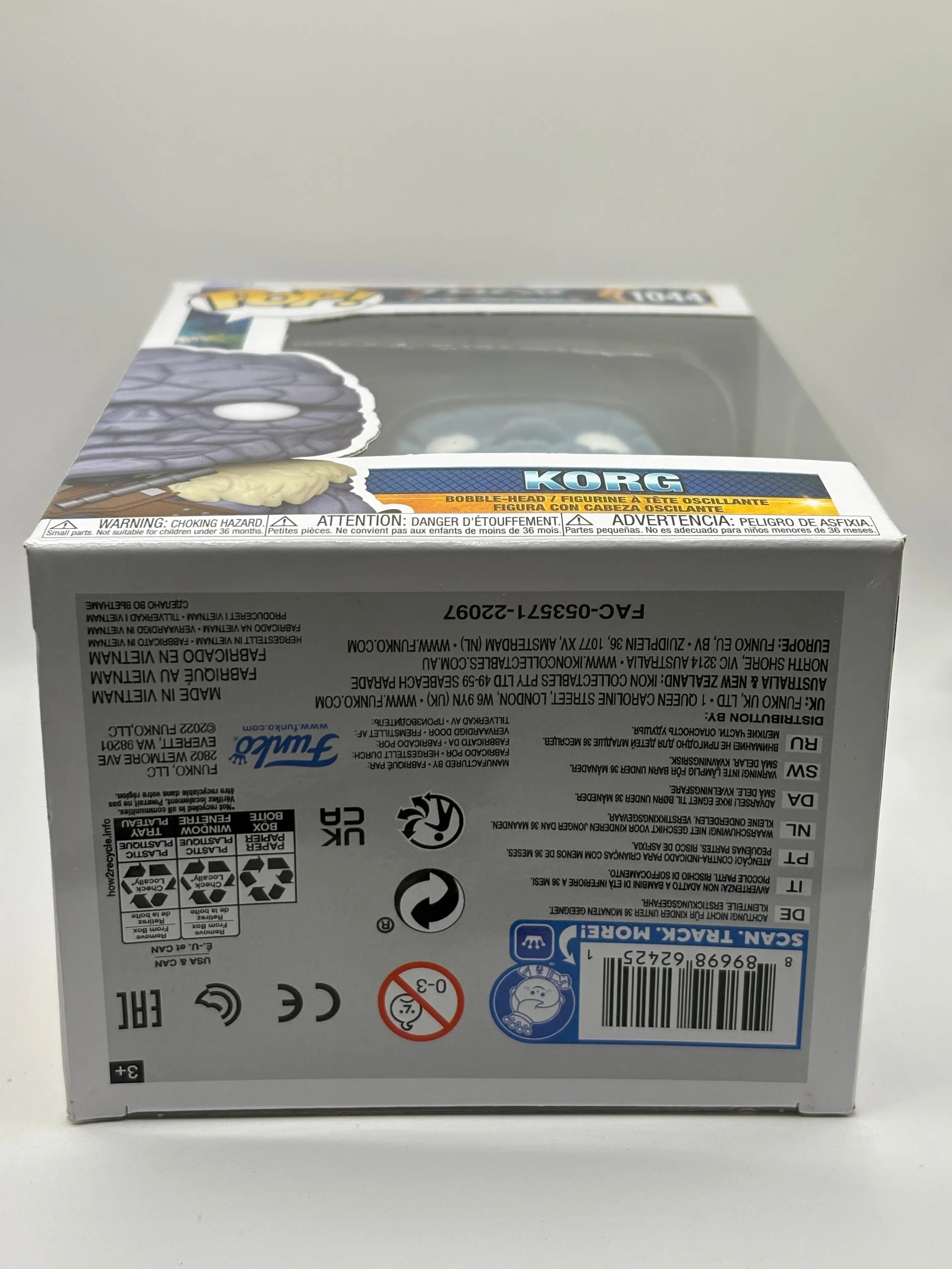 Funko POP! Movies Marvel Thor Love and Thunder #1044 Korg FRENLY BRICKS - Open 7 Days