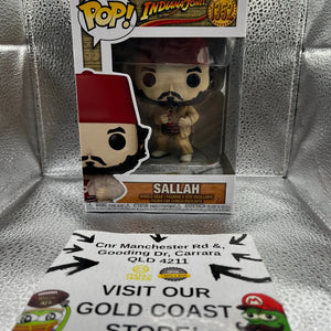 Funko POP Movies - Indiana Jones - Sallah #1352 FRENLY BRICKS - Open 7 Days