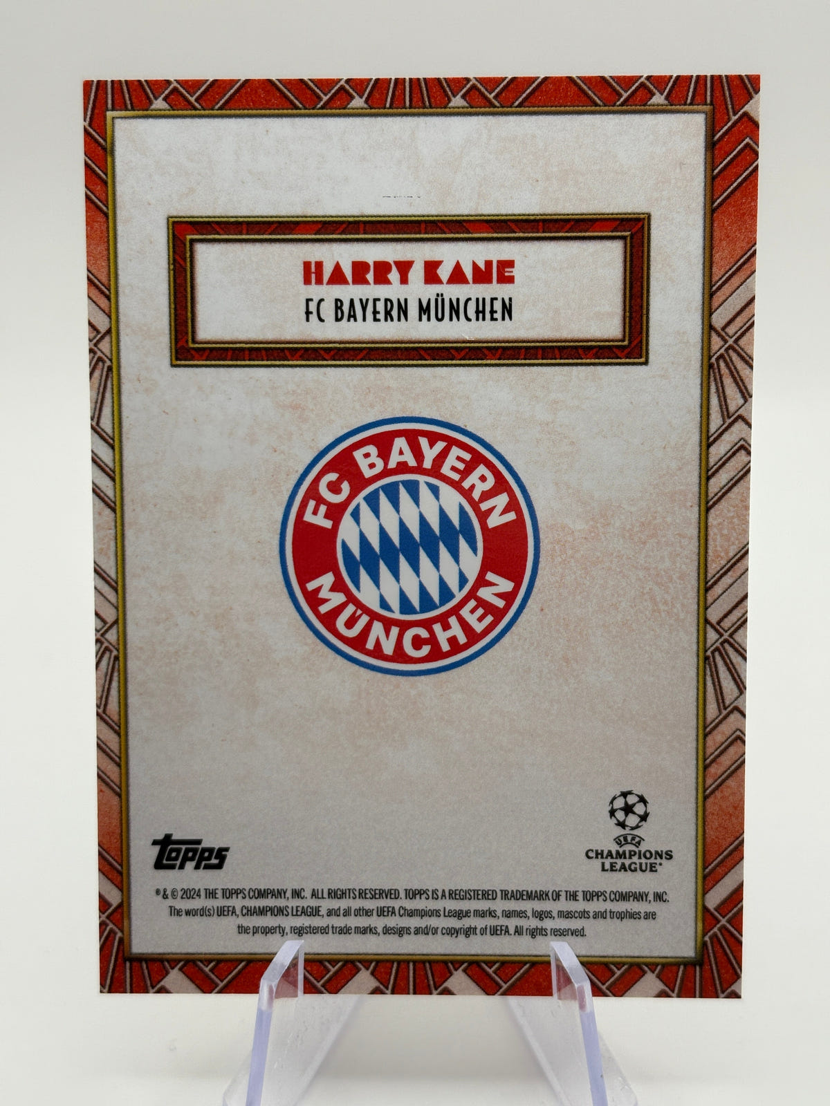 2024-25 Topps Deco - FC Bayern Munchen Harry Kane 07/10 Red FRENLY BRICKS - Open 7 Days image 2