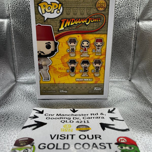 Funko POP Movies - Indiana Jones - Sallah #1352 FRENLY BRICKS - Open 7 Days