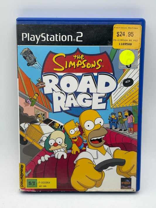 The Simpsons Road Rage Playstation 2 Complete With Manual PAL