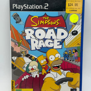 The Simpsons Road Rage Playstation 2 Complete With Manual PAL