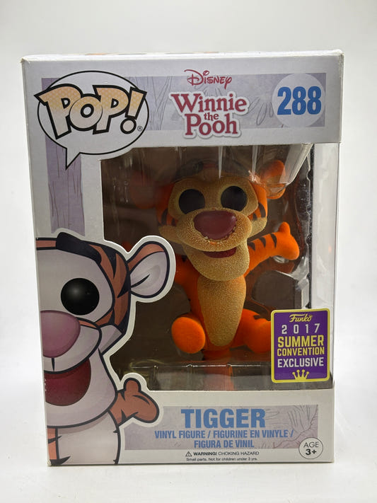 Funko POP! Disney Winnie the Pooh #288 Tigger Flocked 2017 Summer Sun DMG