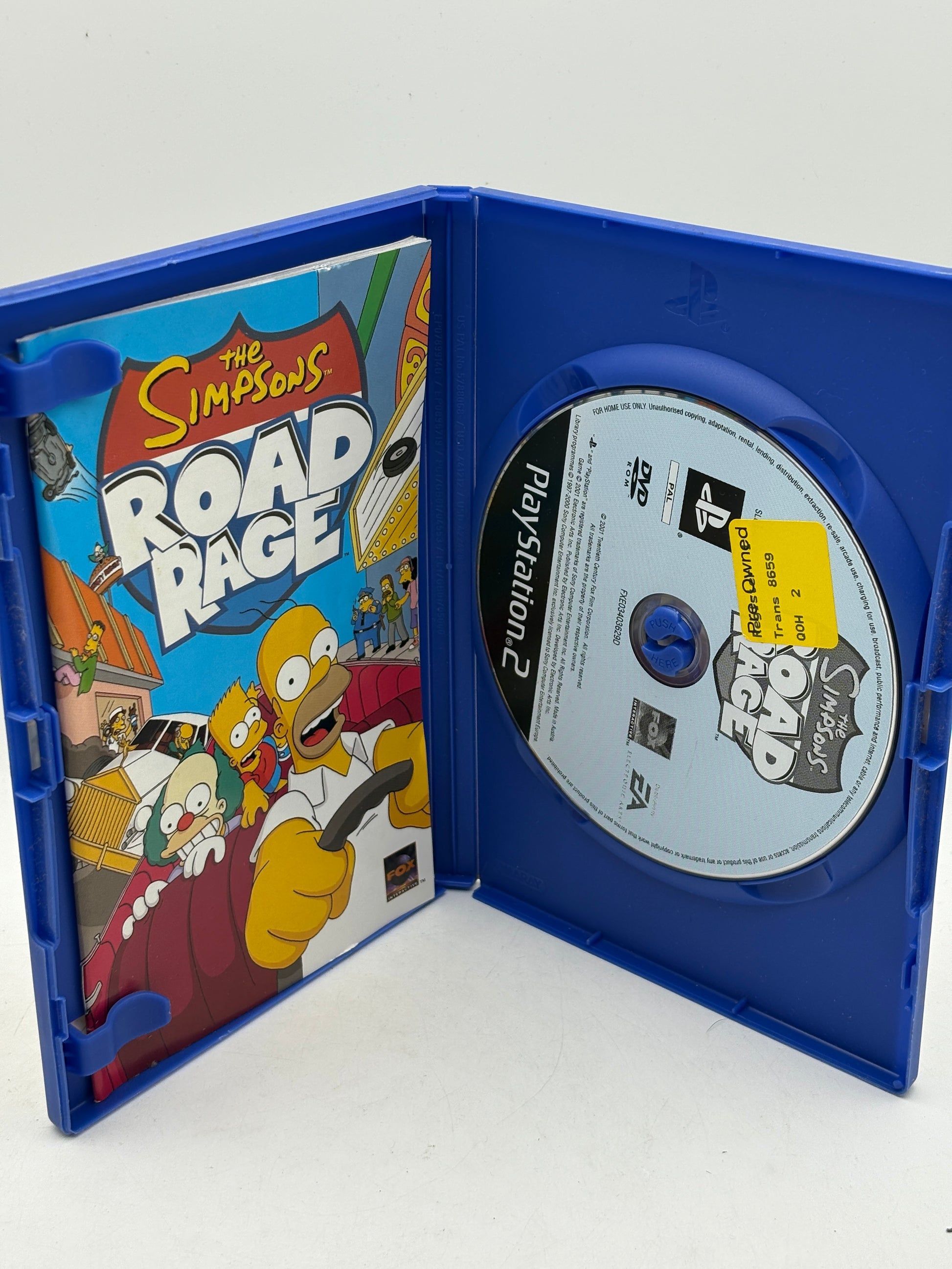 The Simpsons Road Rage Playstation 2 Complete With Manual PAL