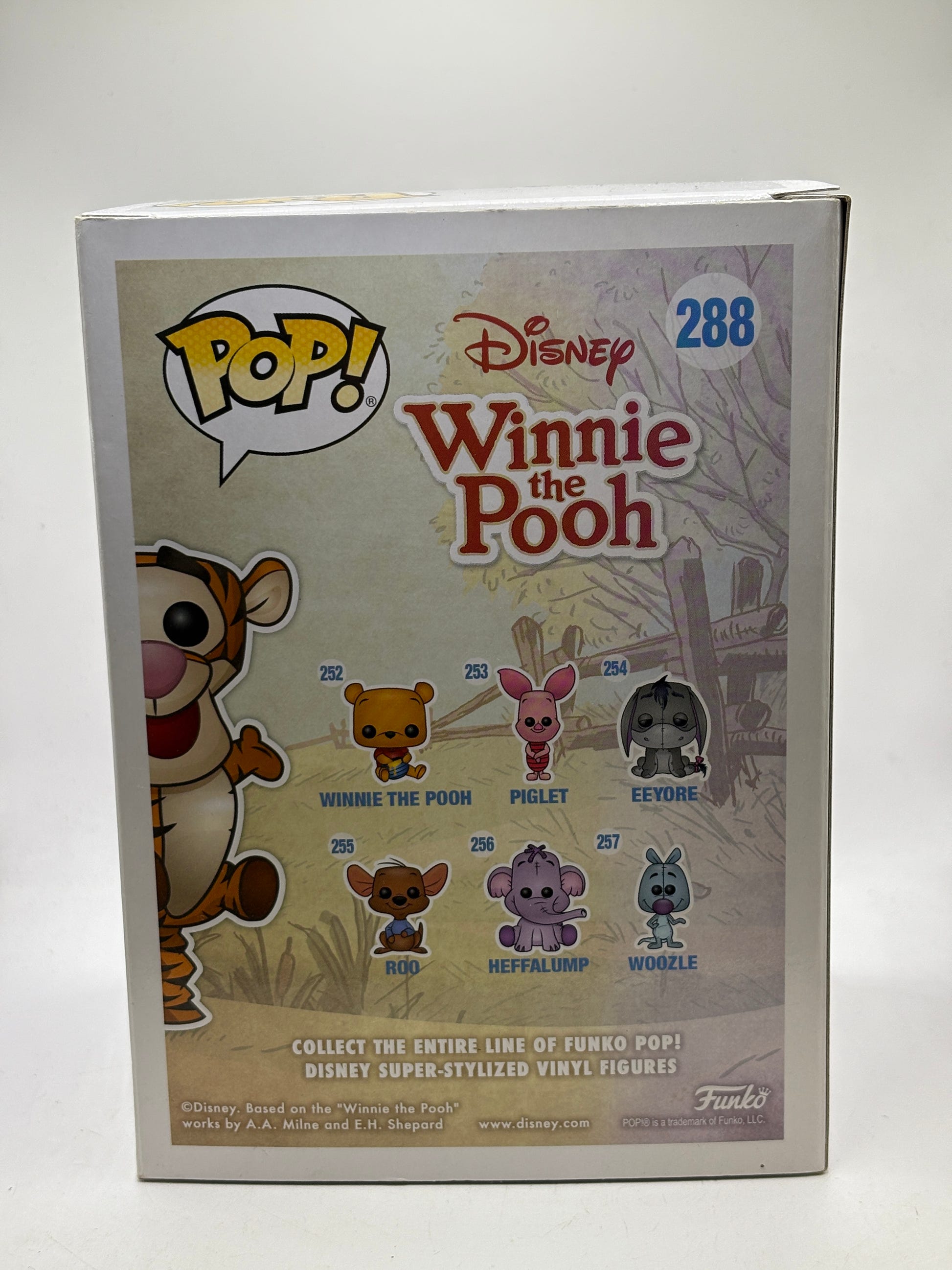Funko POP! Disney Winnie the Pooh #288 Tigger Flocked 2017 Summer Sun DMG image 3
