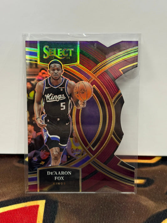 2023-24 Select Prizms Maroon Die-Cut #152 De'Aaron Fox /175 FRENLY BRICKS - Open 7 Days